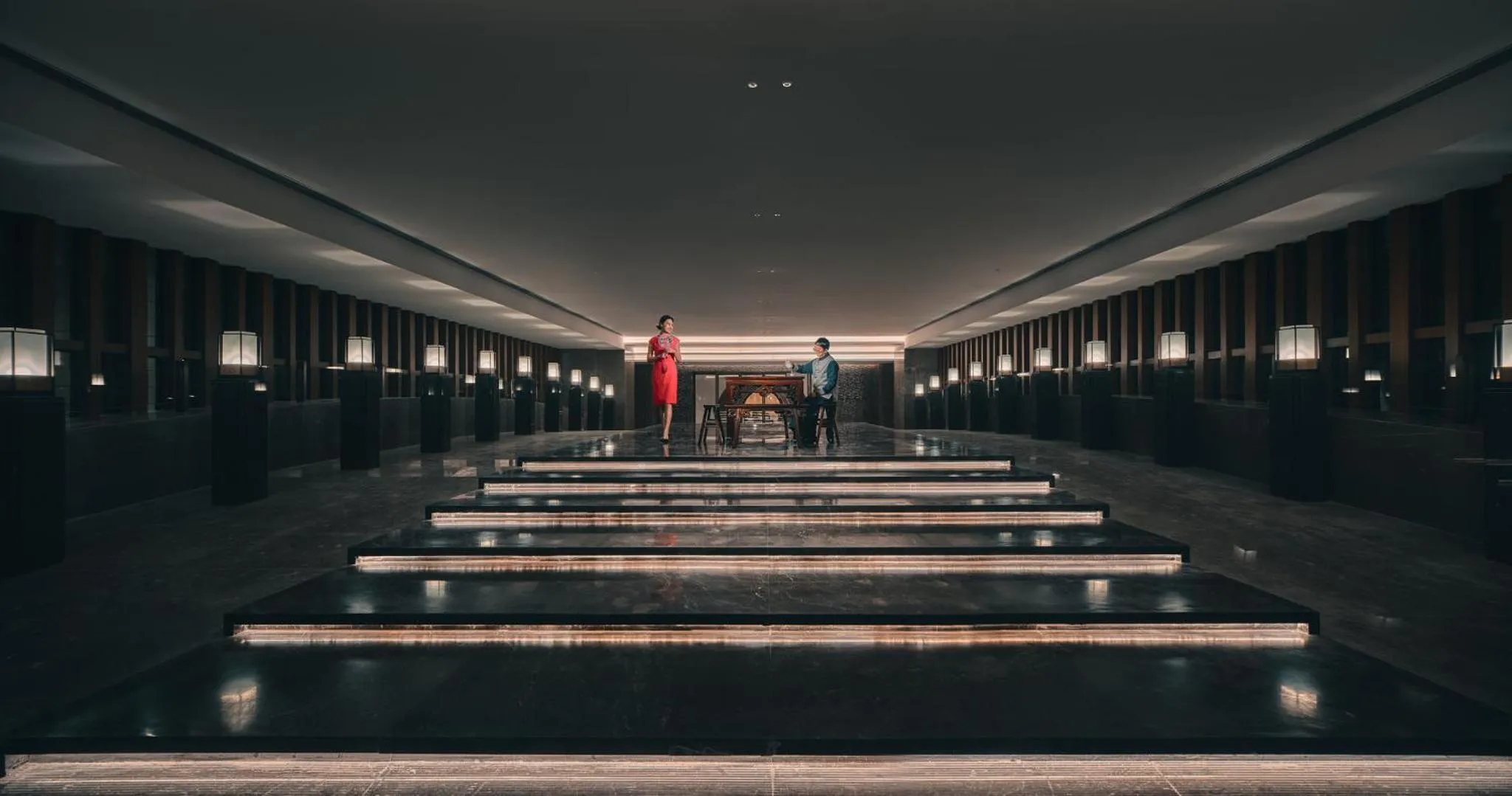 Lobby or reception in HUALUXE Kunshan Huaqiao, an IHG Hotel