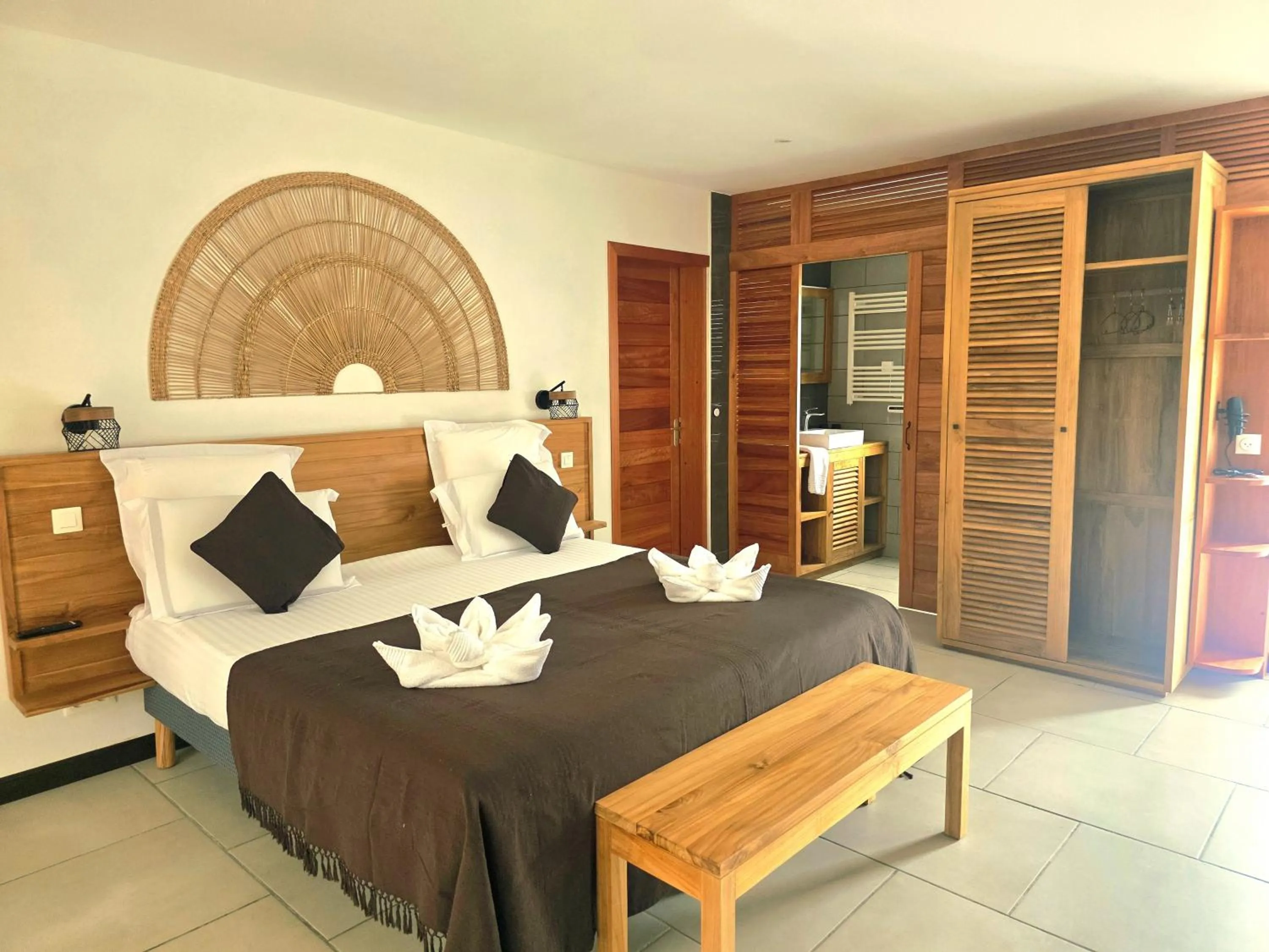 Bed in Hotel Des Neiges