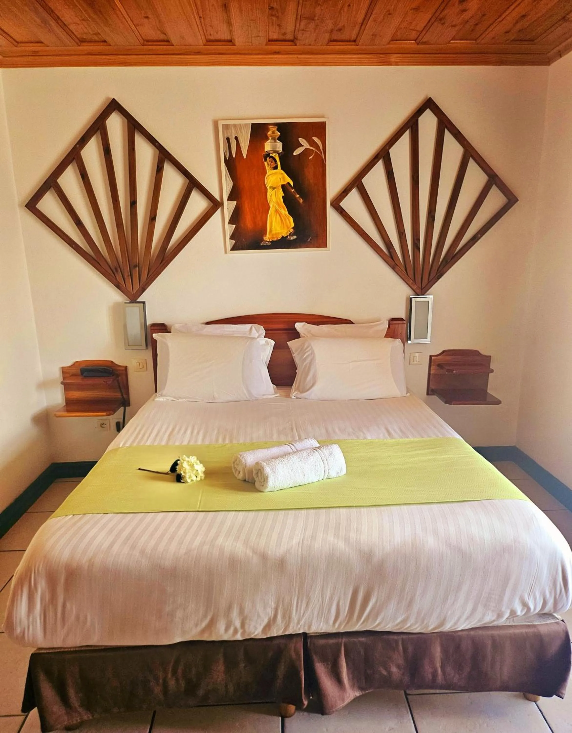 Bed in Hotel Des Neiges