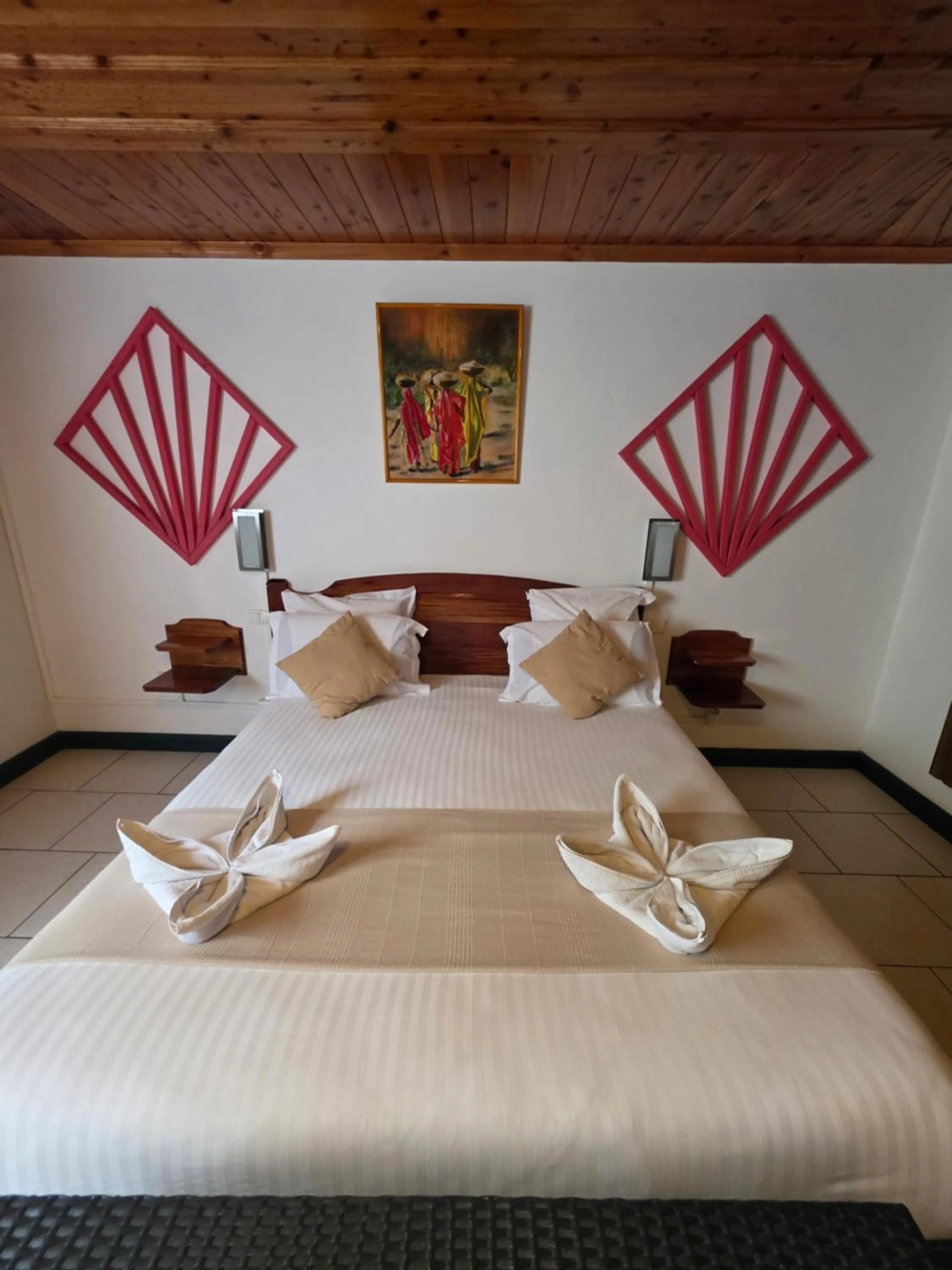 Bed in Hotel Des Neiges