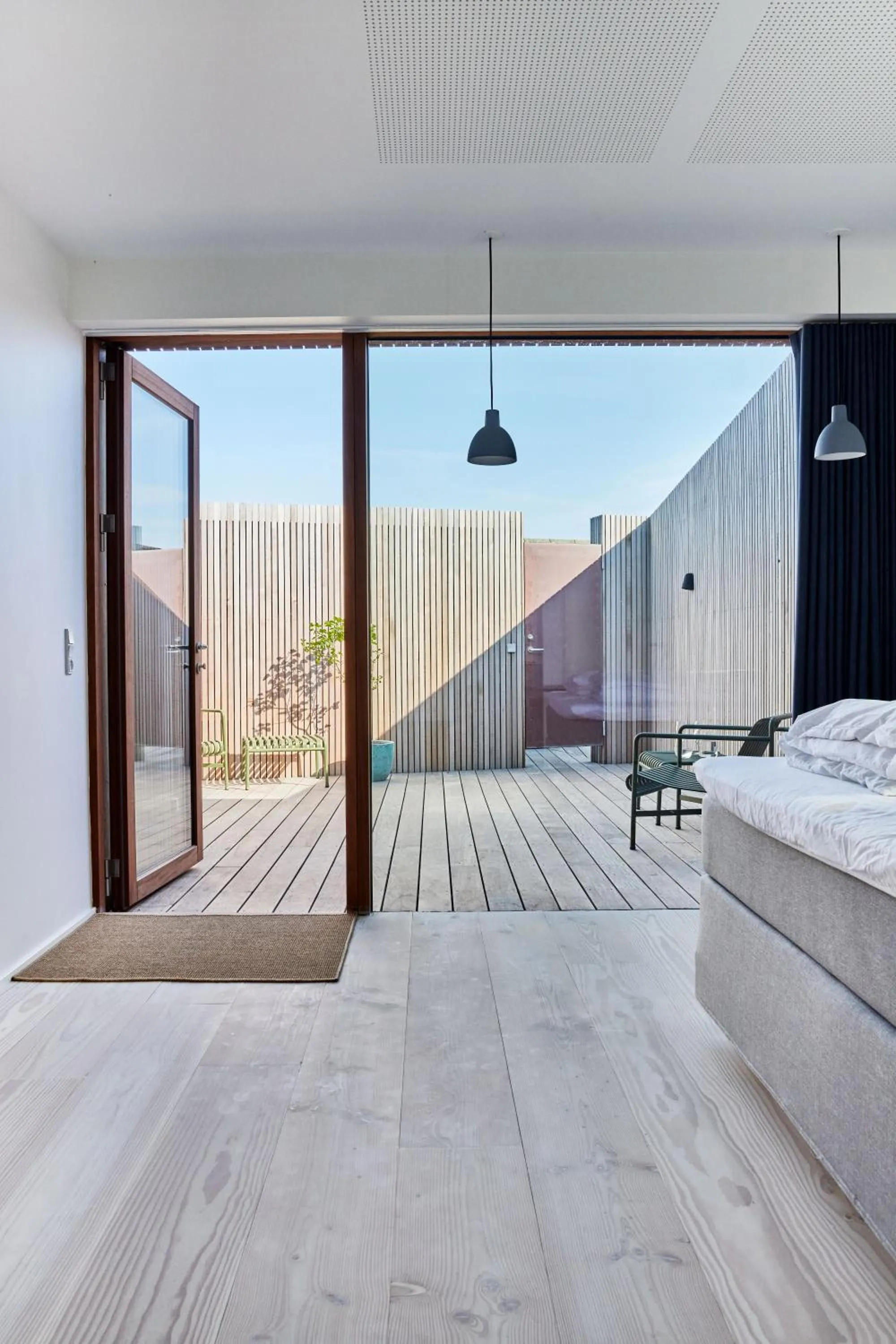 Inner courtyard view, Bed in Vesterlandet