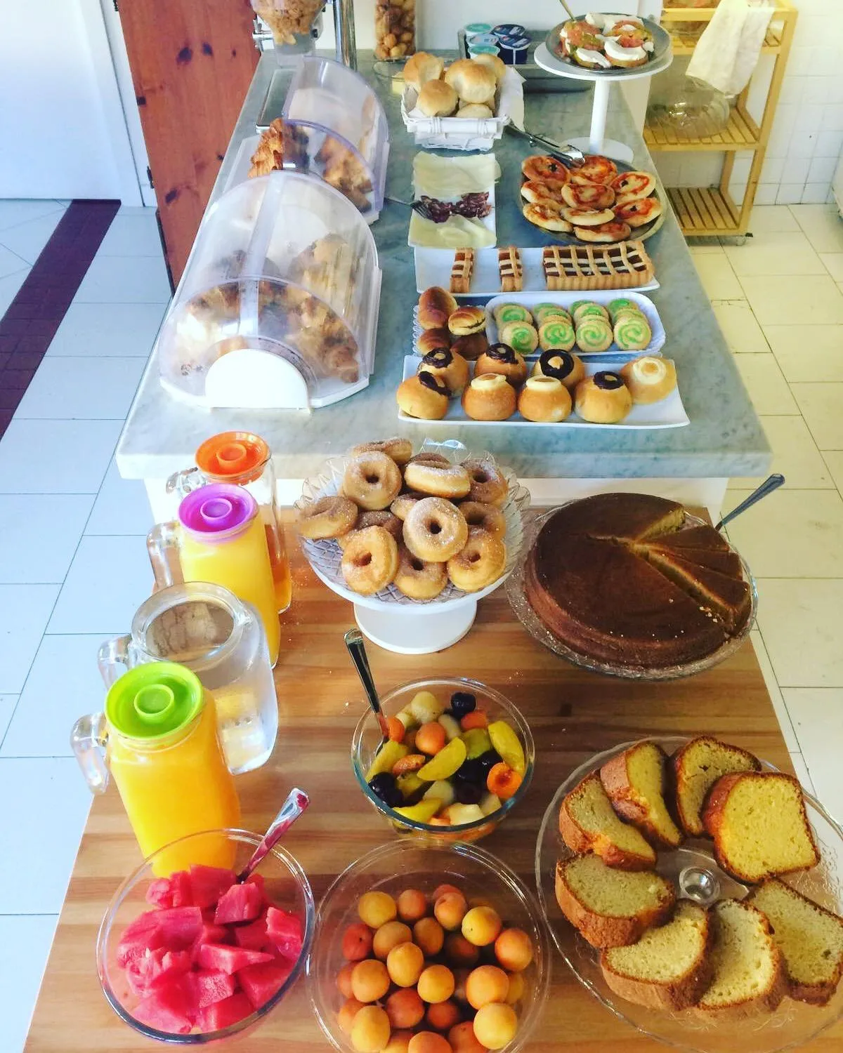 Food and drinks in Casa Lucia