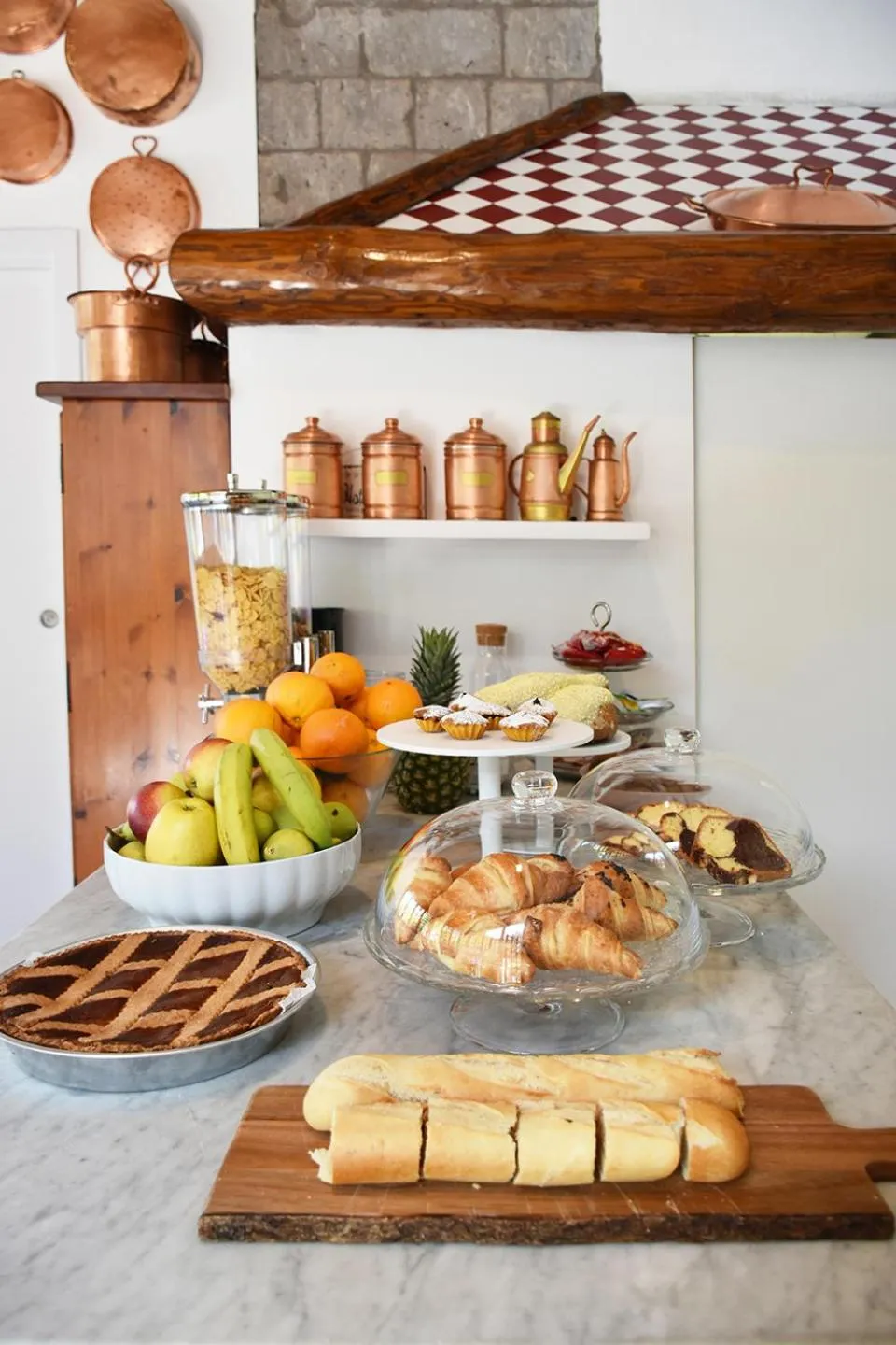 Buffet breakfast in Casa Lucia