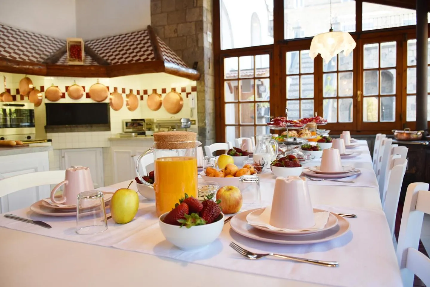 Buffet breakfast in Casa Lucia