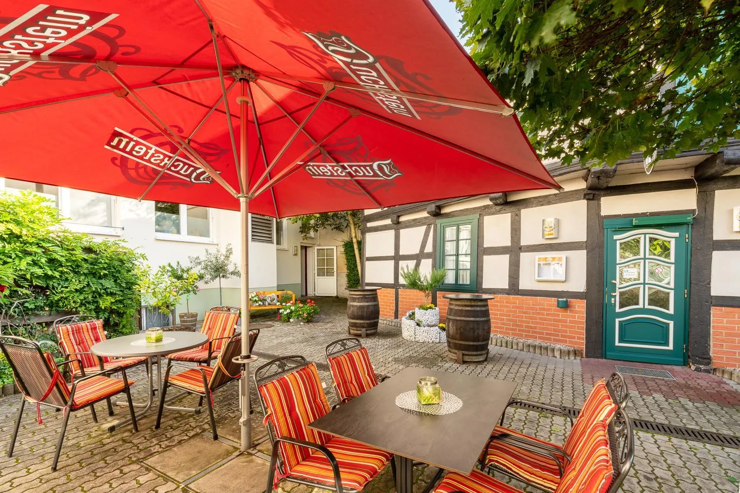 Patio in Hotel & Restaurant Stadt Genthin