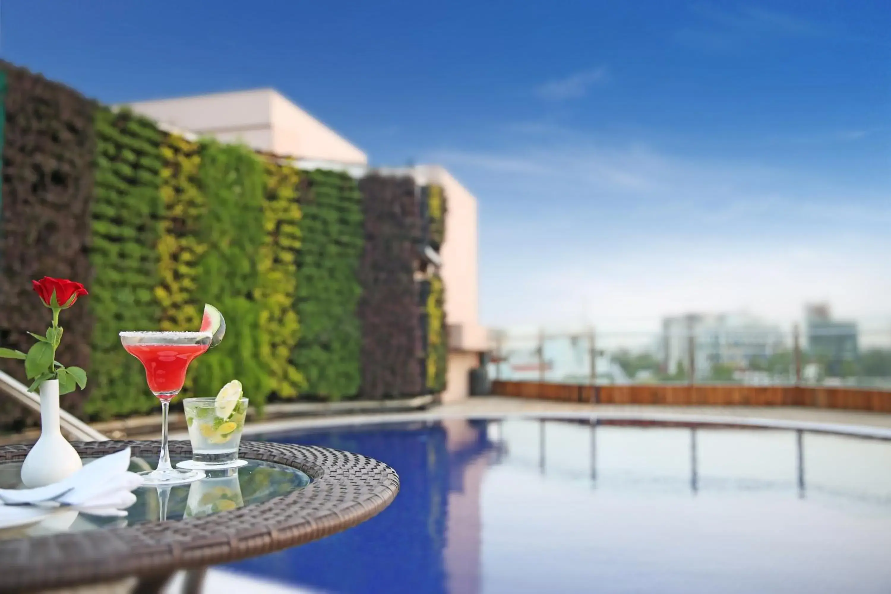 Swimming pool in Golden Tulip Jaipur Swimming pool in Golden Tulip Jaipur