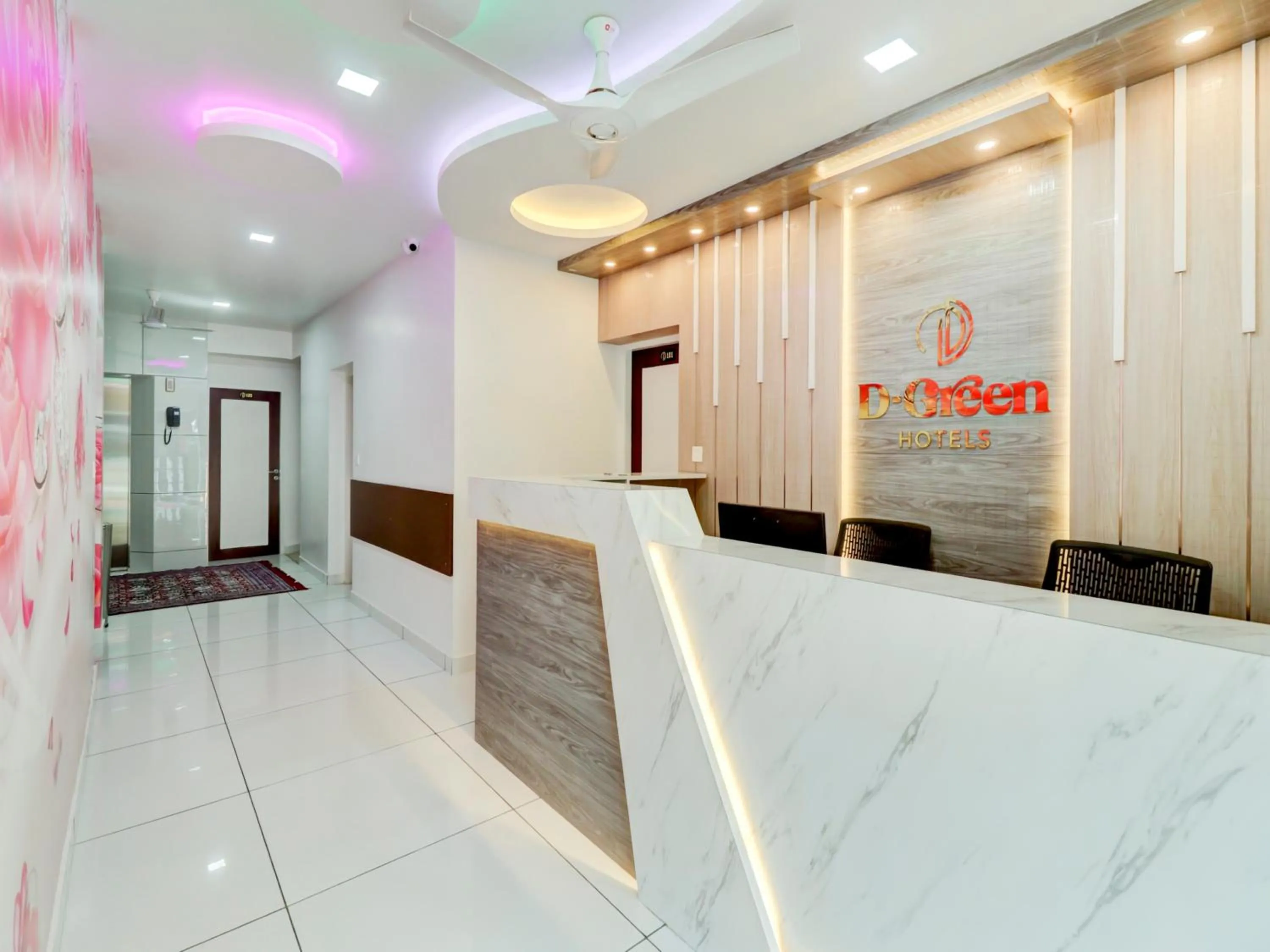 Lobby or reception in D-Green Hotels