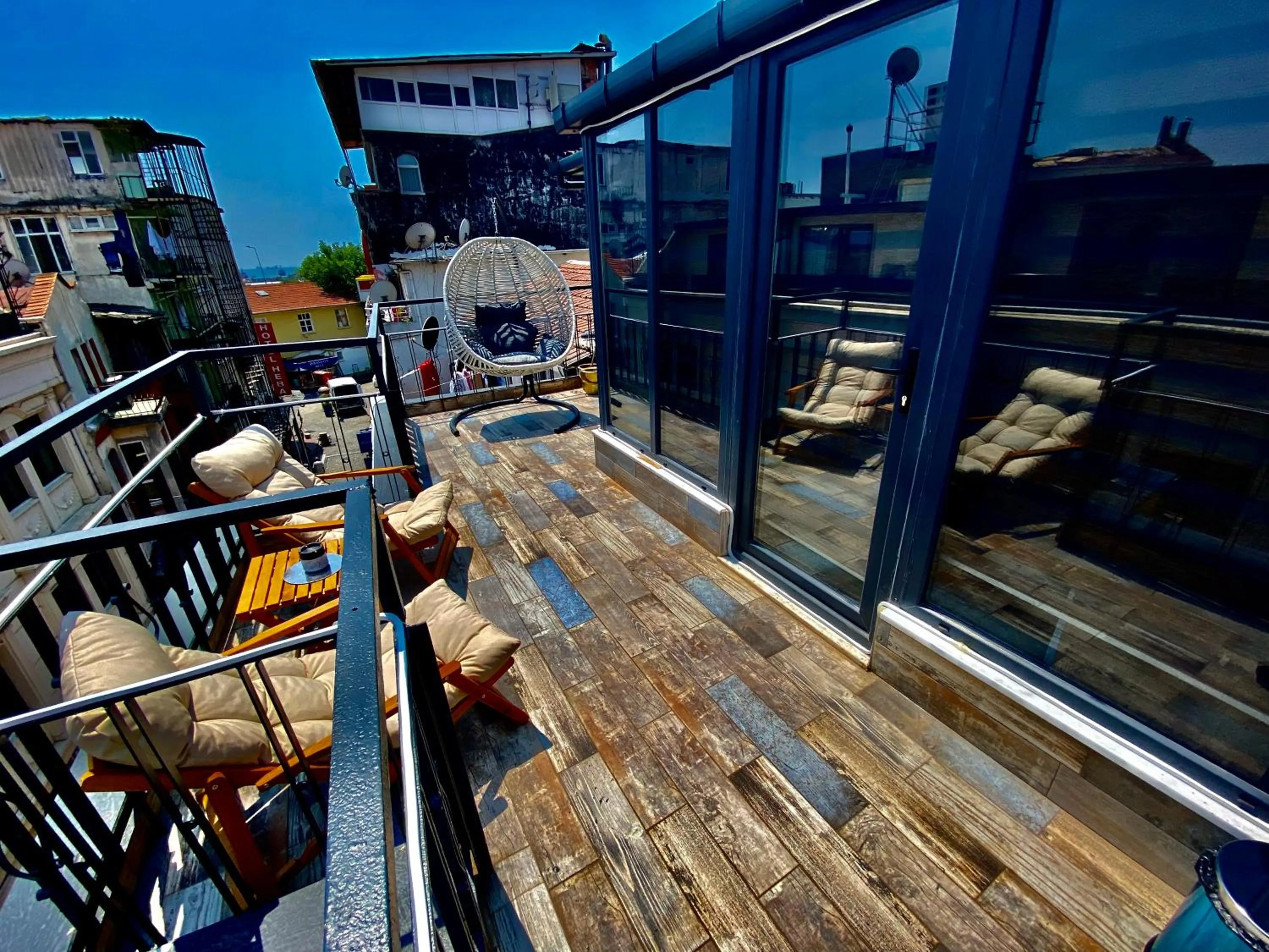 Balcony/Terrace in GOLDEN ARROW OLD CİTY HOTEL