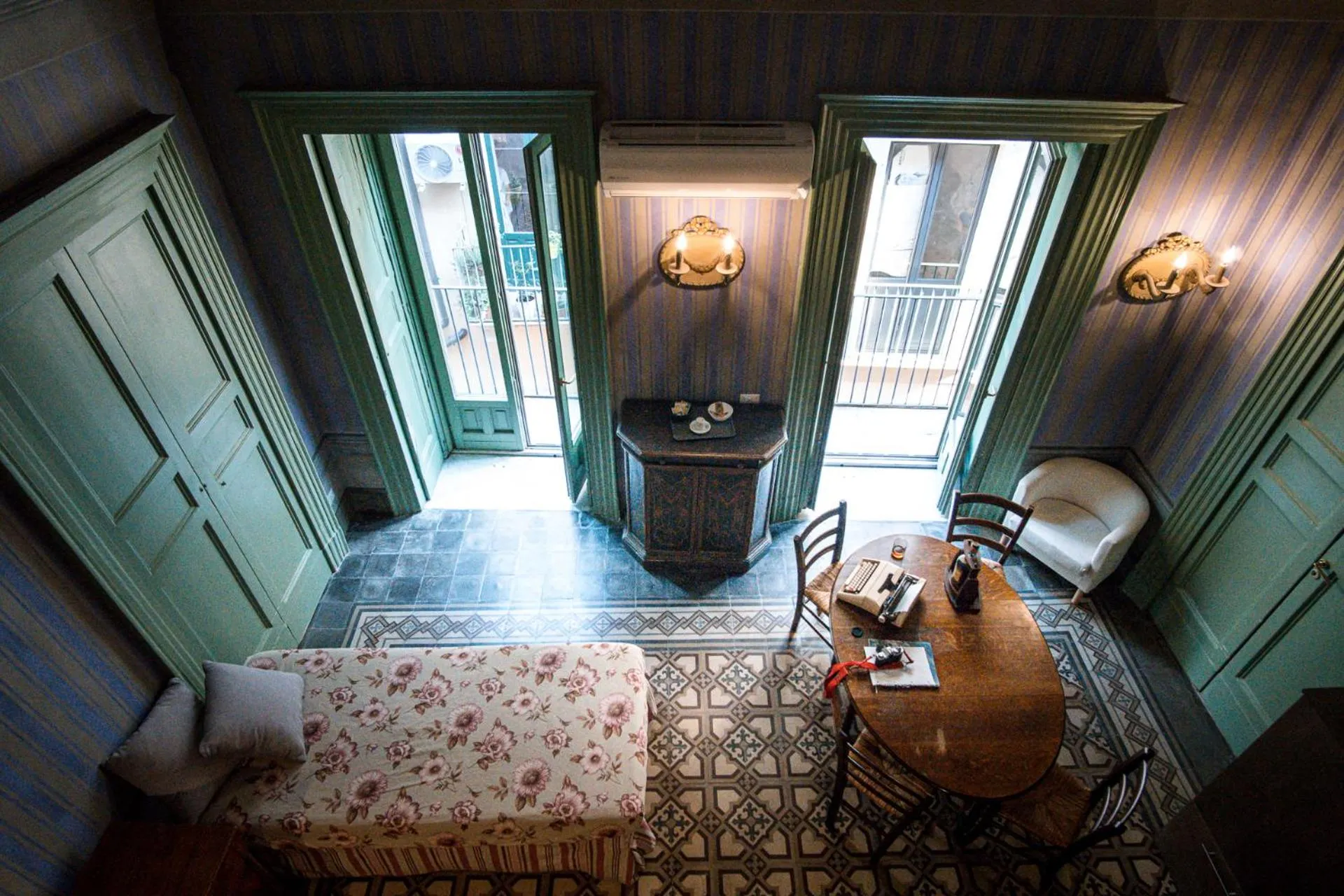 Bird's eye view, Bed in Casa D'aria