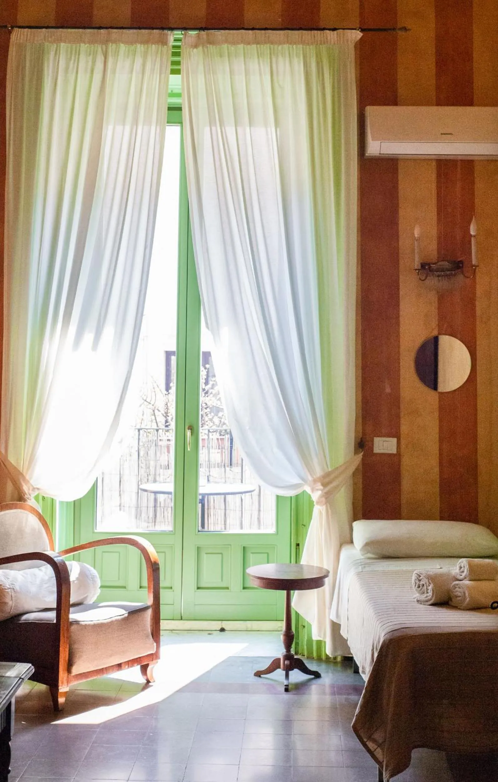 Balcony/Terrace, Bed in Casa D'aria