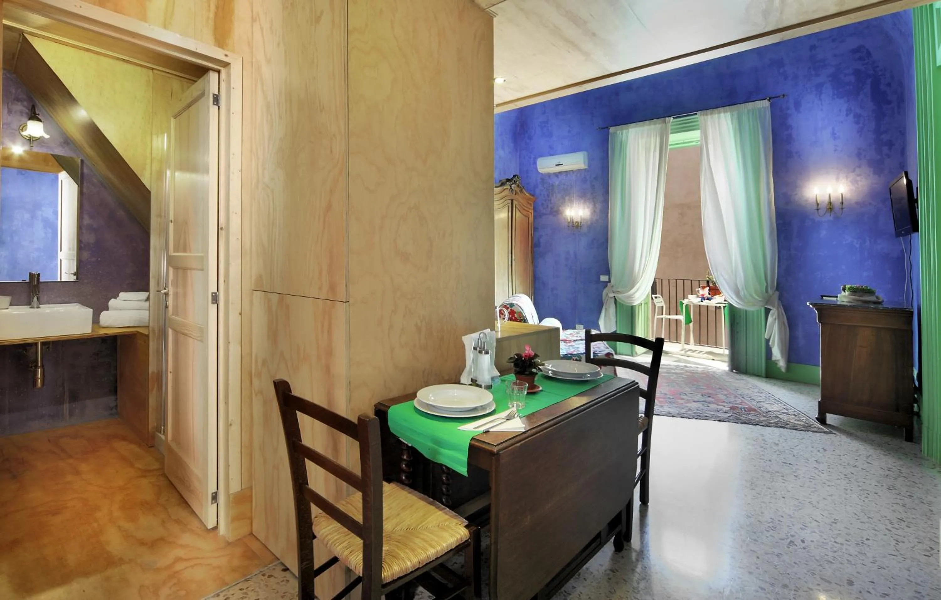 View (from property/room), Bed in Casa D'aria