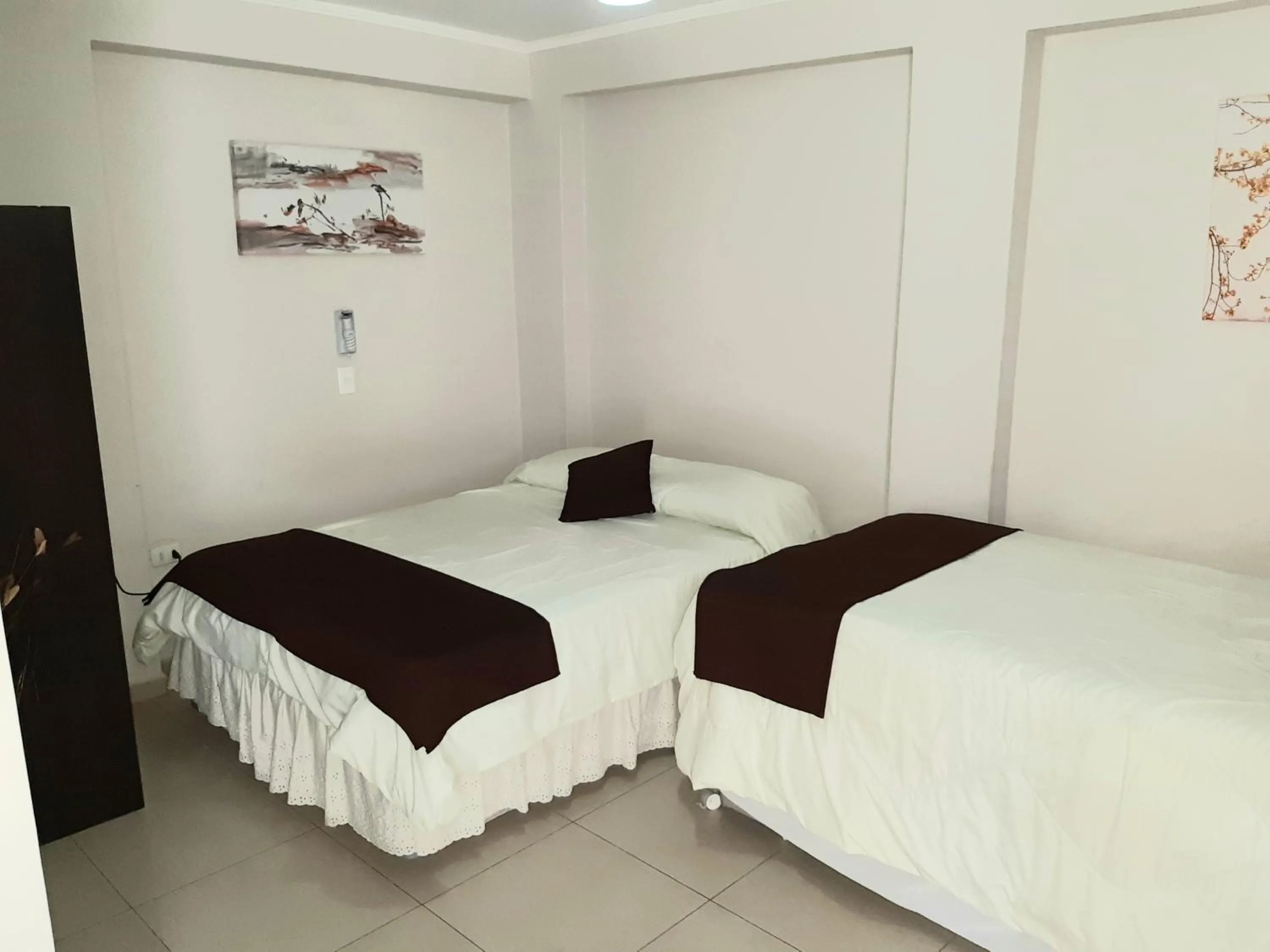 Bed in Hostal D' Silvia