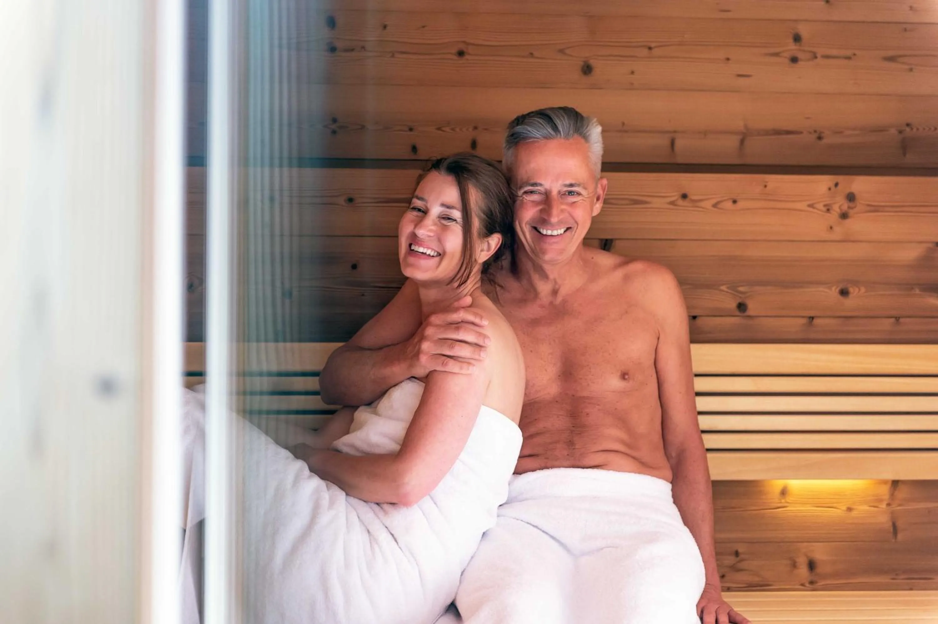 Sauna in Laudensacks Parkhotel & Retreat