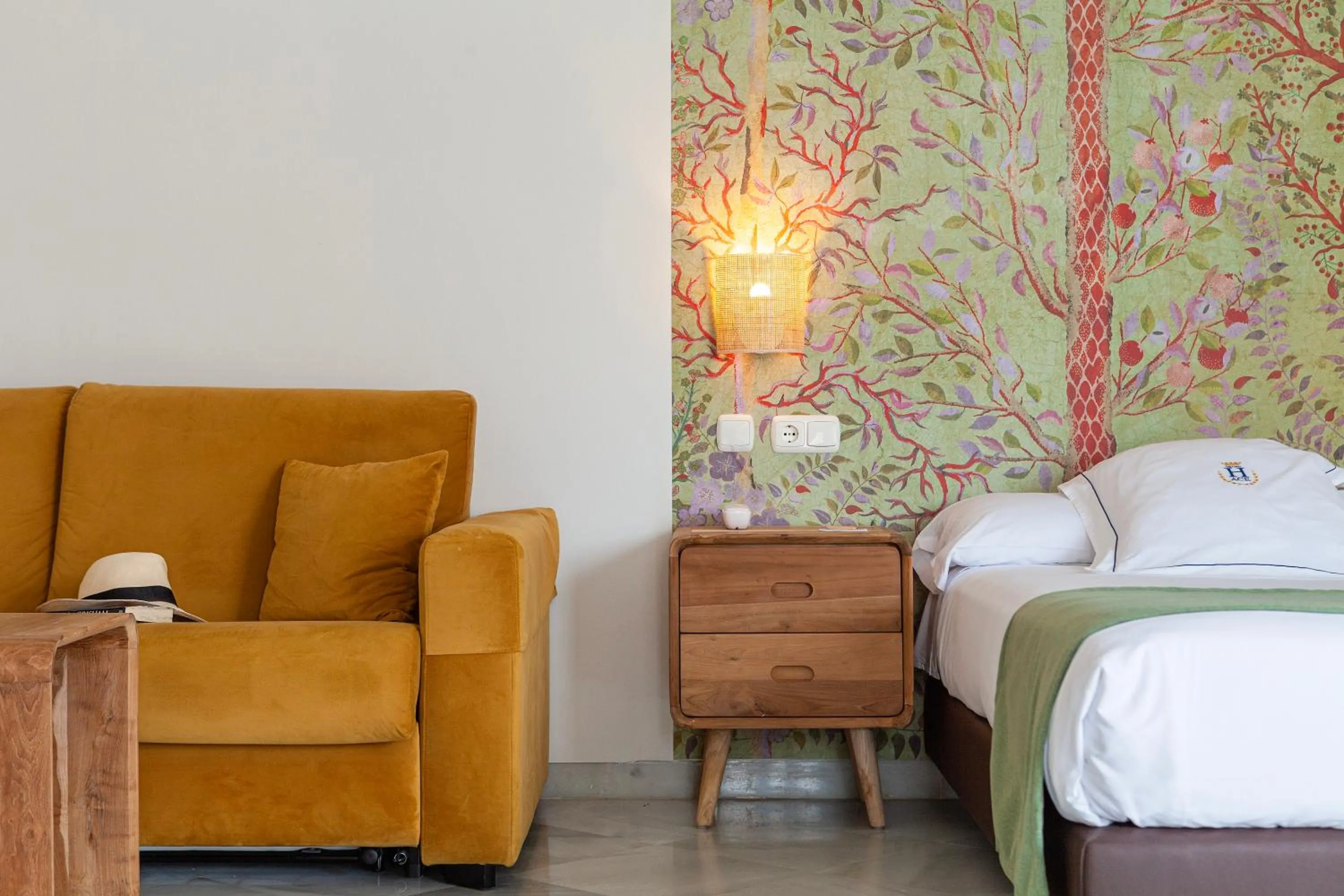 Bed in Hotel Duque de Najera