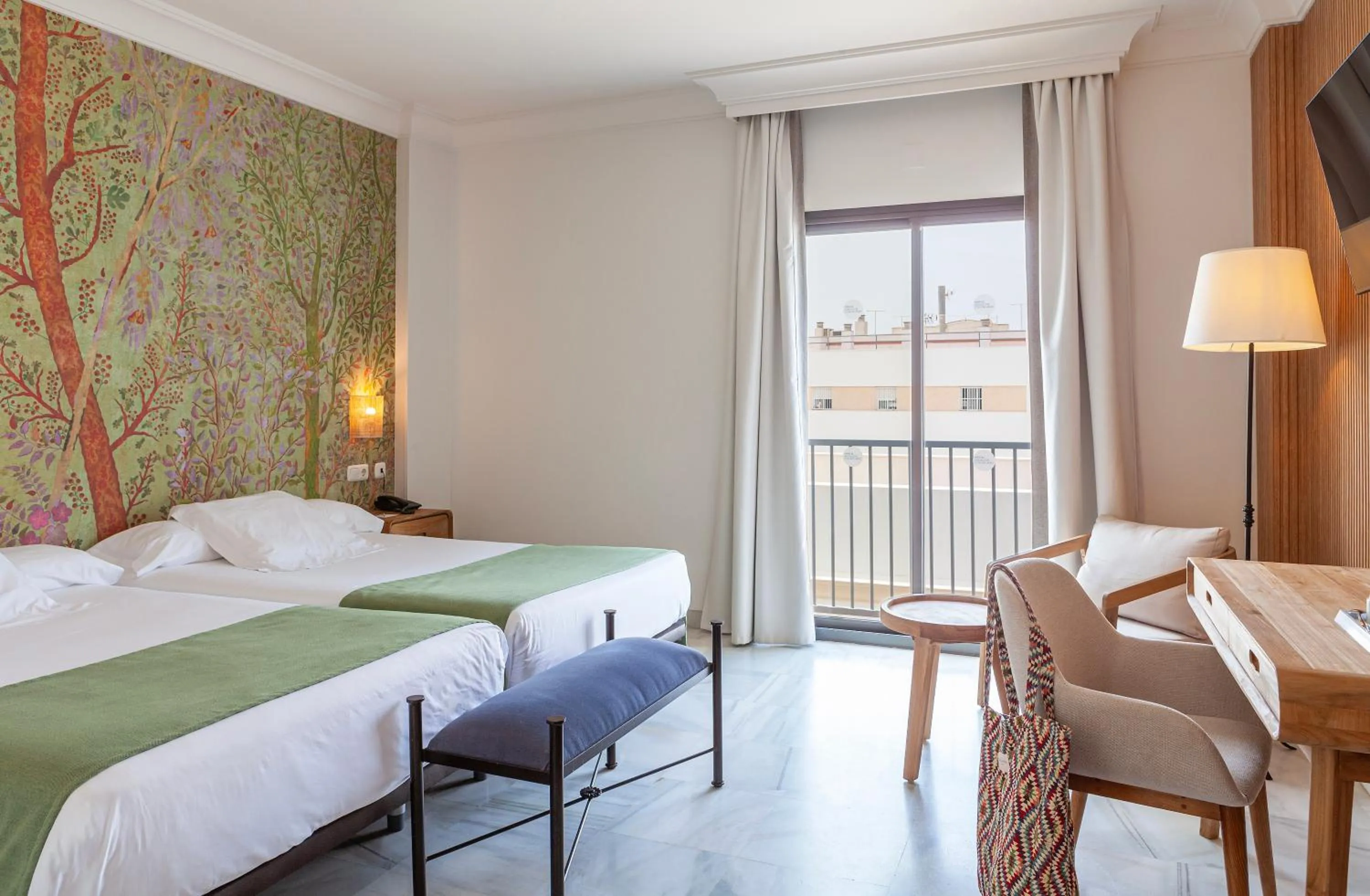 Bed in Hotel Duque de Najera