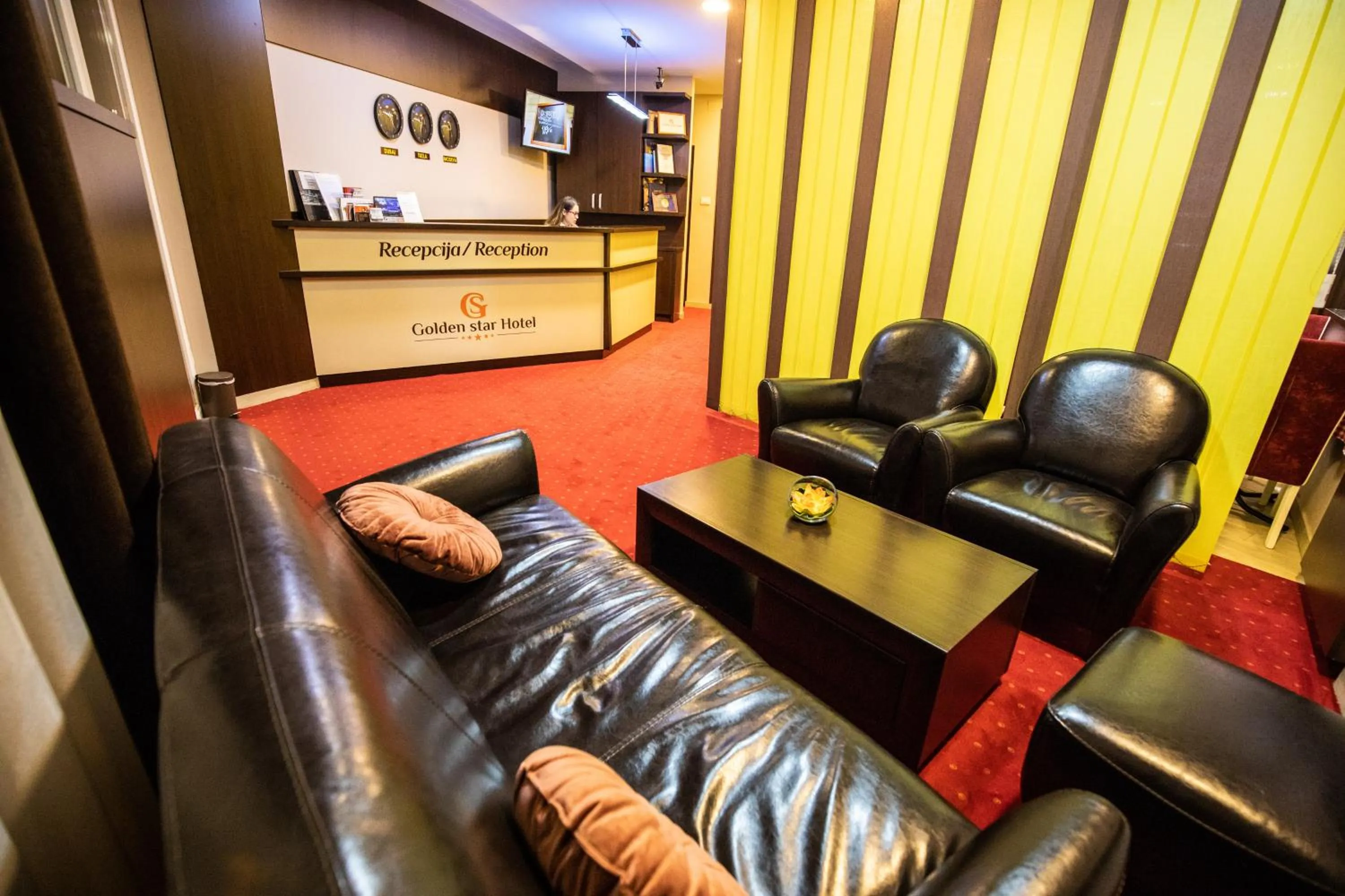 Lobby or reception in Boutique Hotel Golden Star