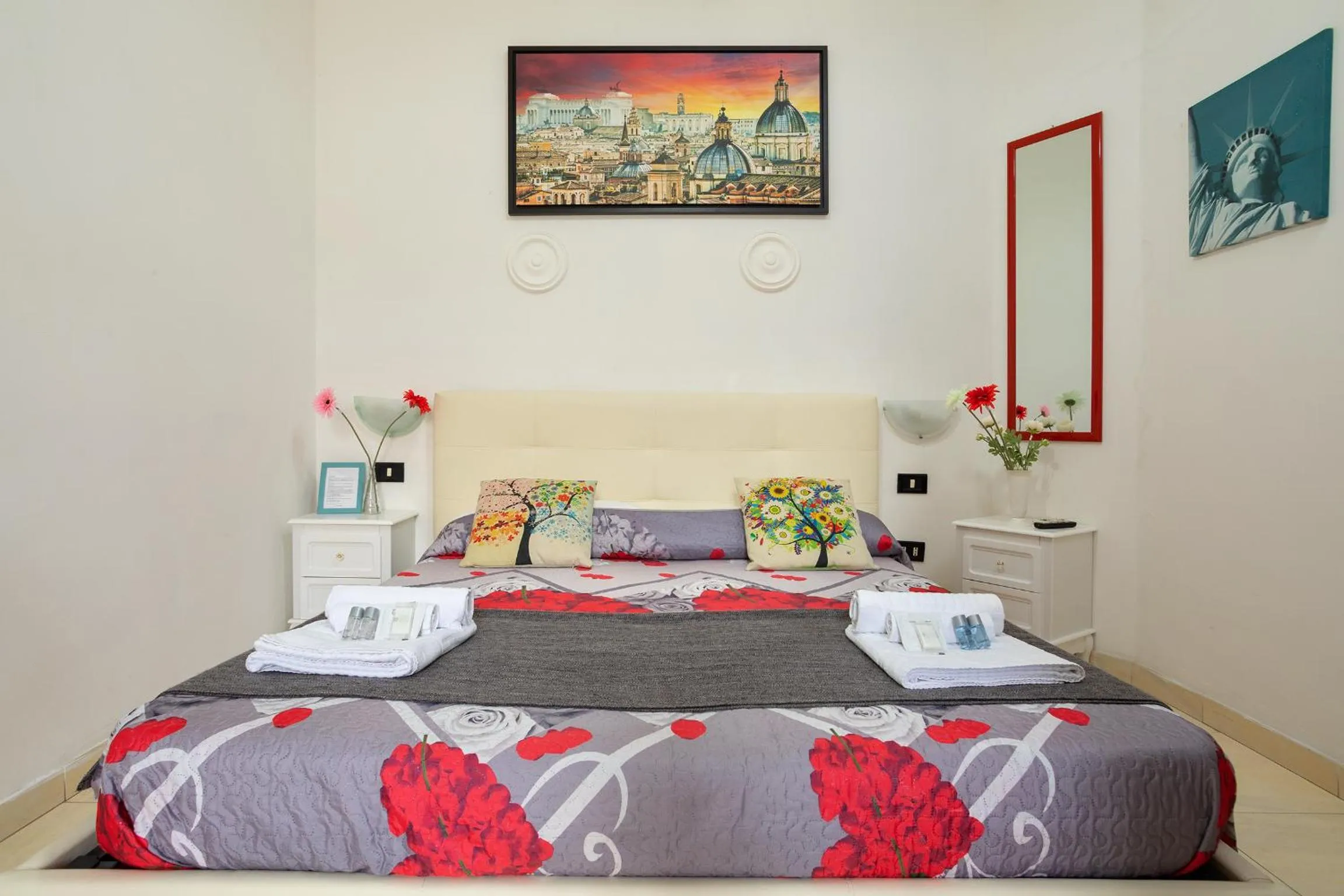 Bed in Cicero Rome Center