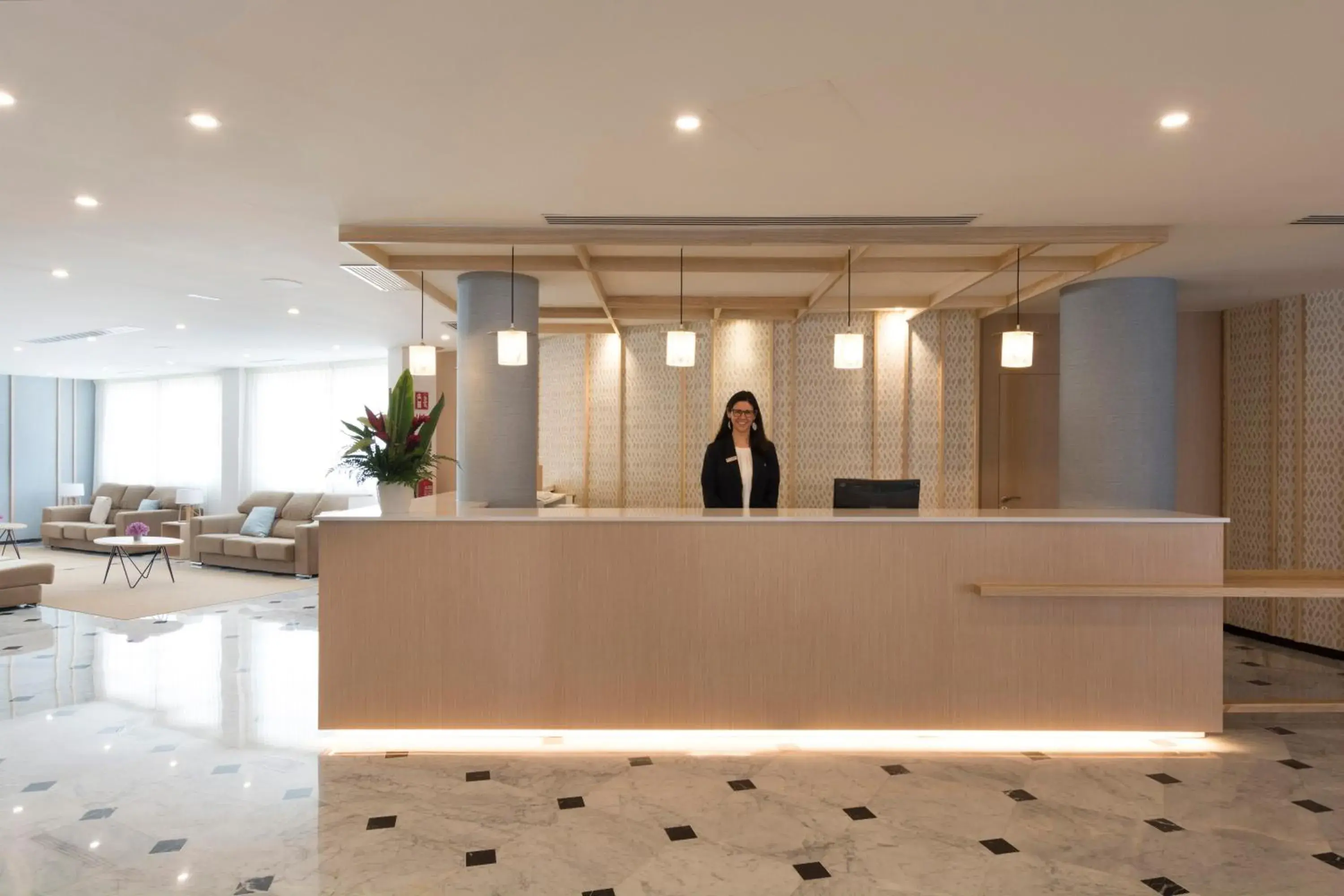 Lobby or reception in HSM Golden Playa Lobby or reception in HSM Golden Playa