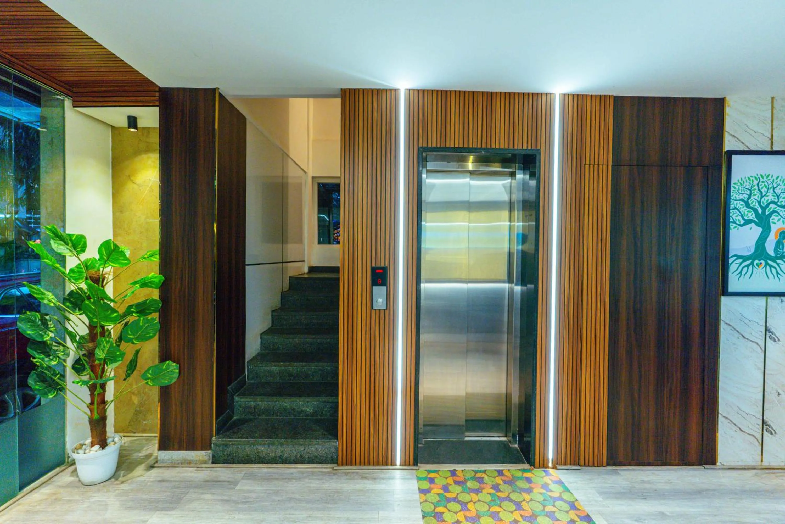 elevator in Treebo Elmas Grand