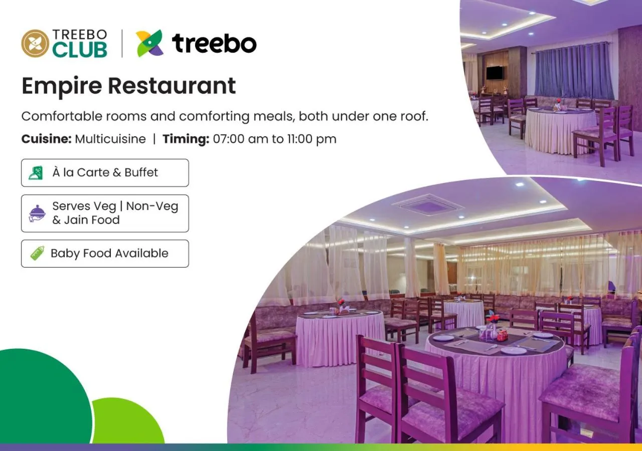 Restaurant/places to eat in Treebo The Empire Near Taj Mahal Agra