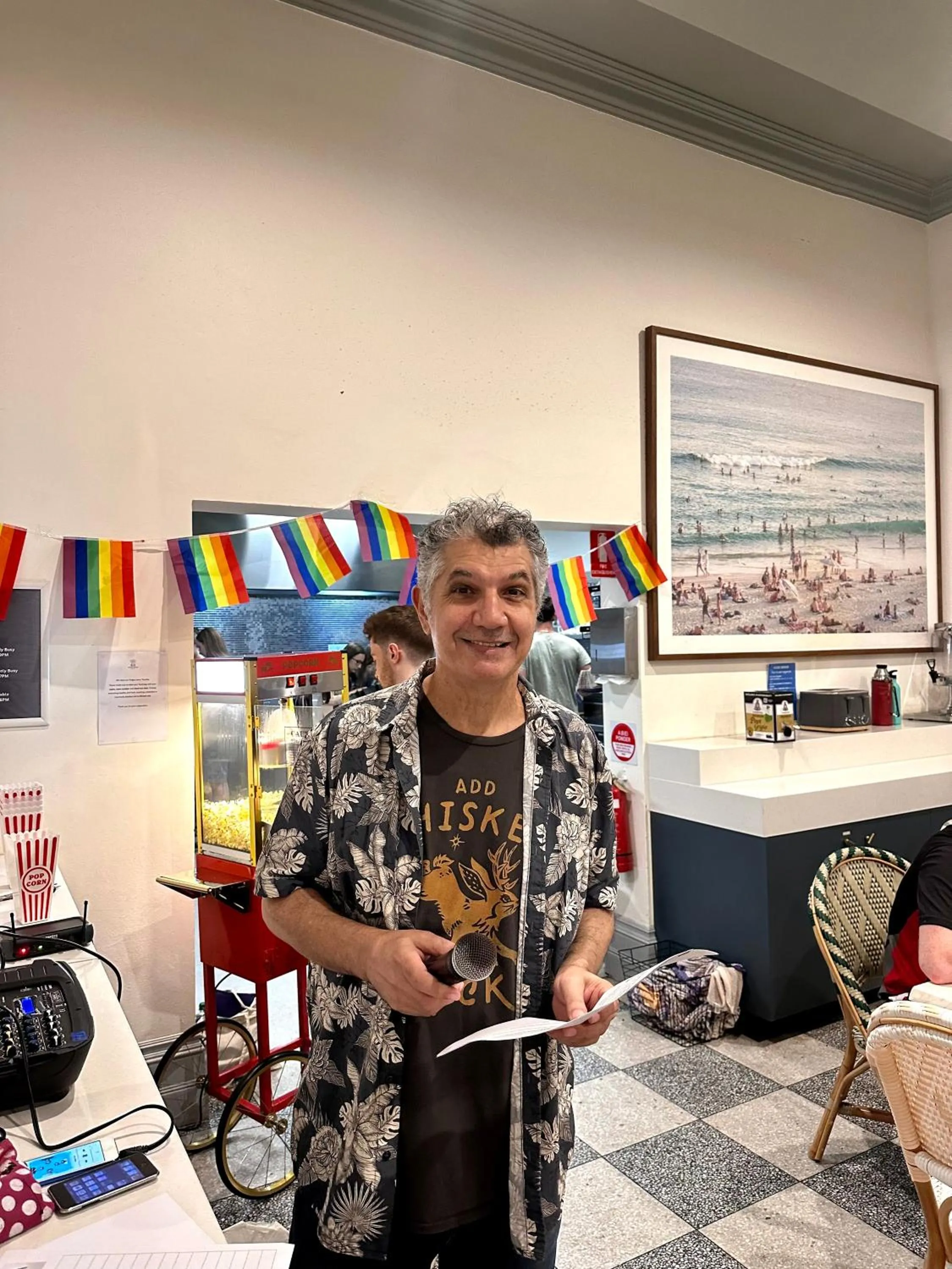 Evening entertainment in The Pacific House