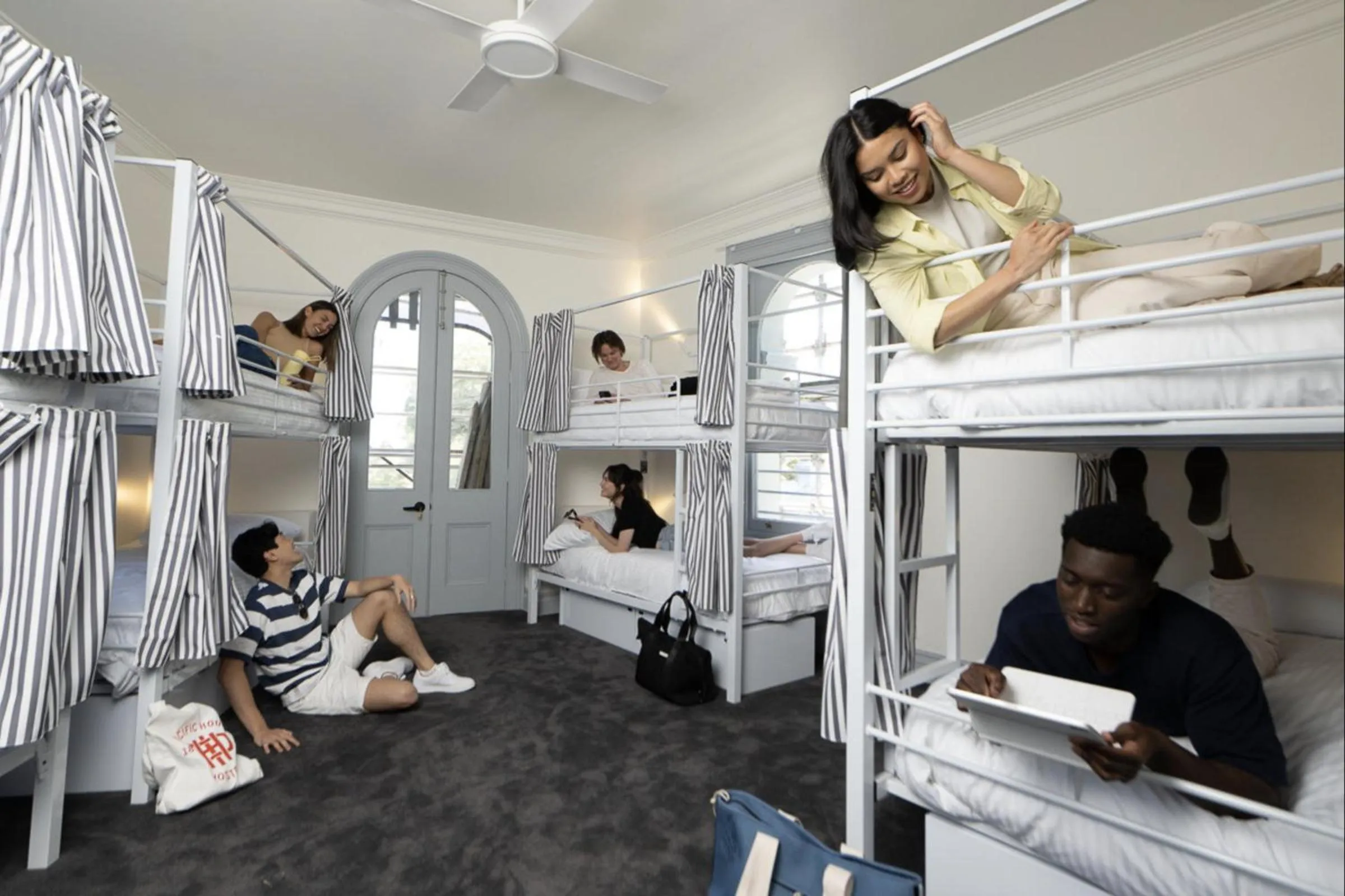 People, Bed in The Pacific House