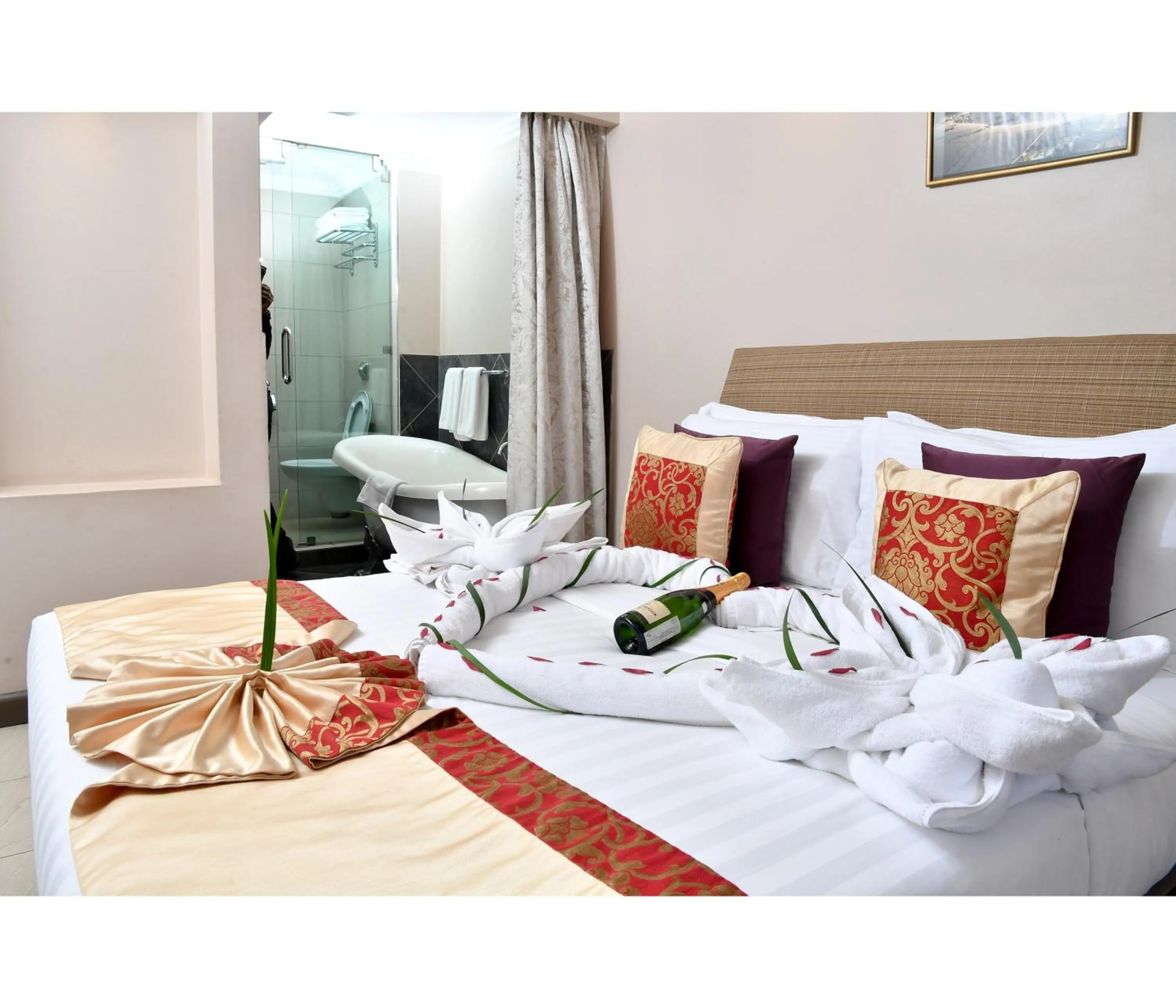 Bed in Hillpark Hotel