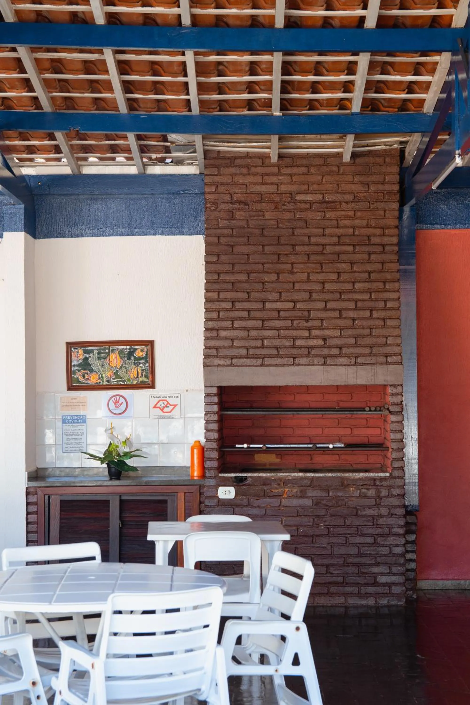 BBQ facilities in Hotel Arrastão