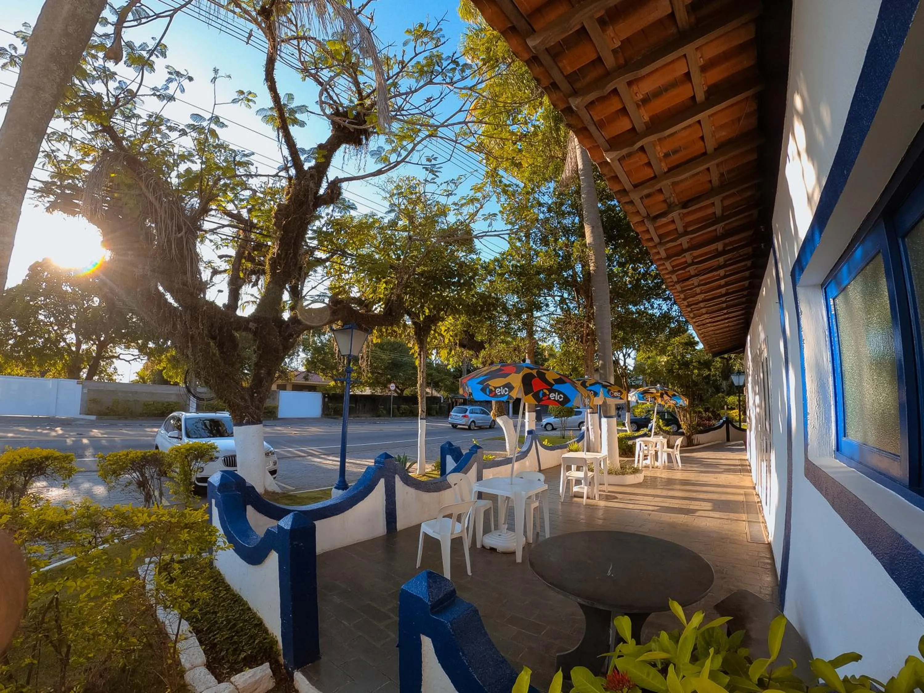 Patio in Hotel Arrastão