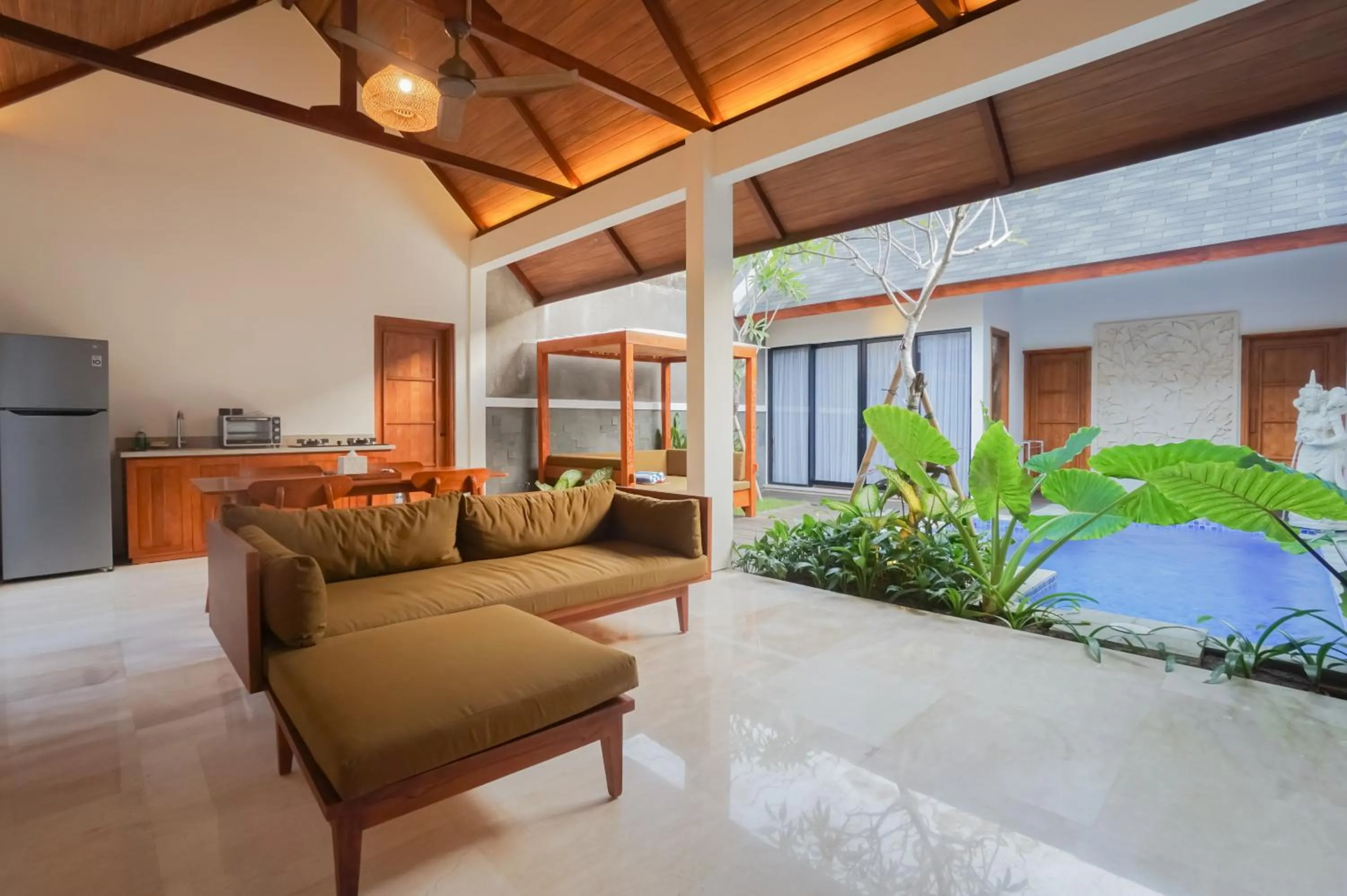 Inner courtyard view in Villa Bulan Bali