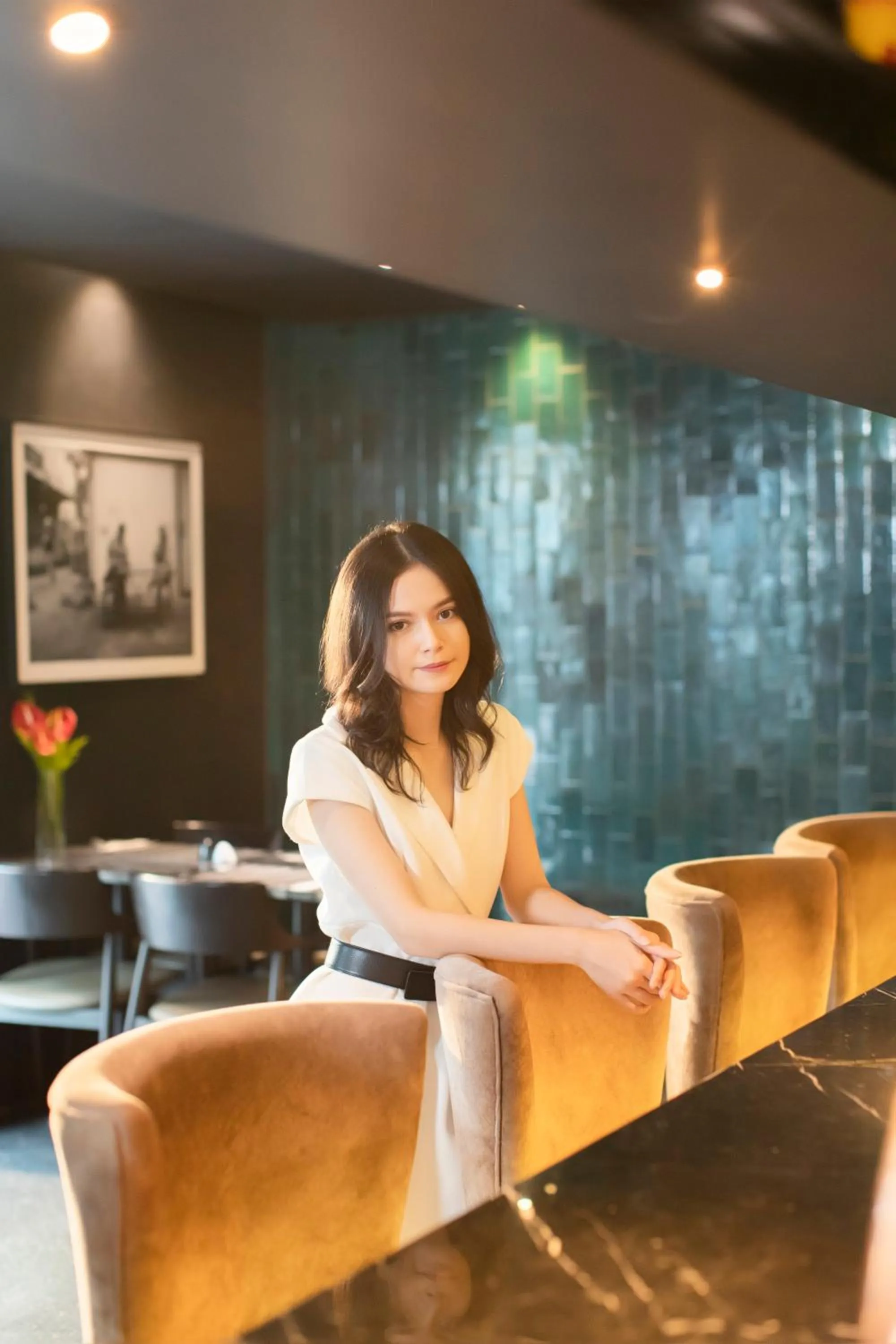 Seating area in The Gravitique Hotel Khaosan