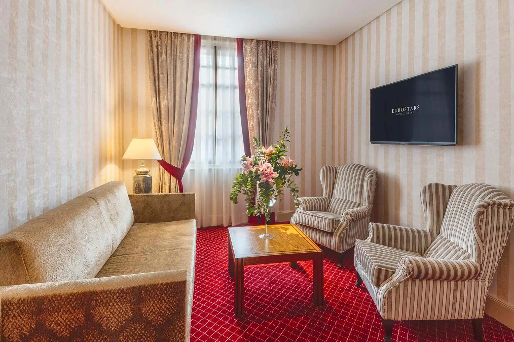 Living room in Eurostars Hotel de la Reconquista