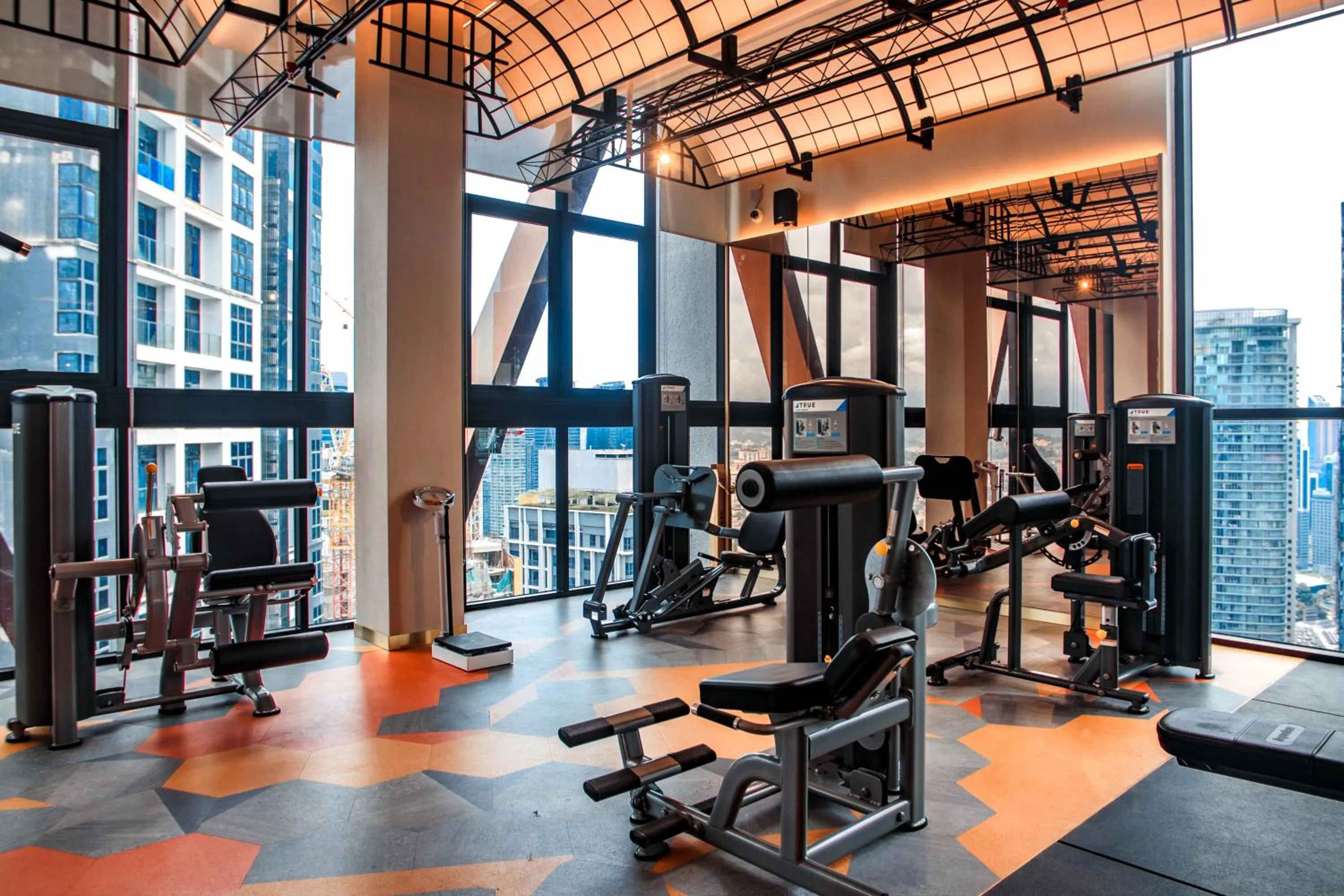 Fitness centre/facilities in Scarletz Suites KLCC by Mana-Mana