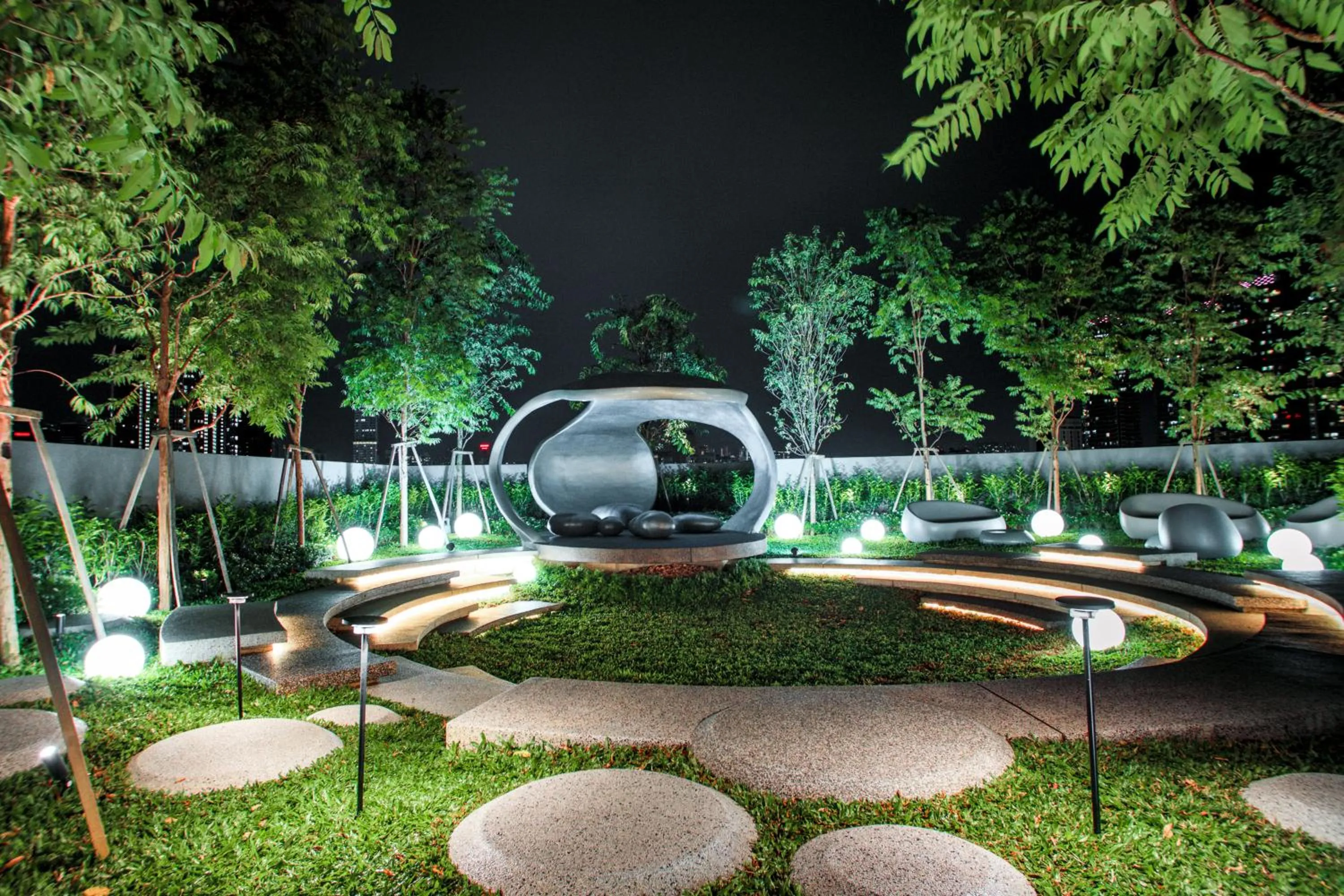 Balcony/Terrace in Scarletz Suites KLCC by Mana-Mana