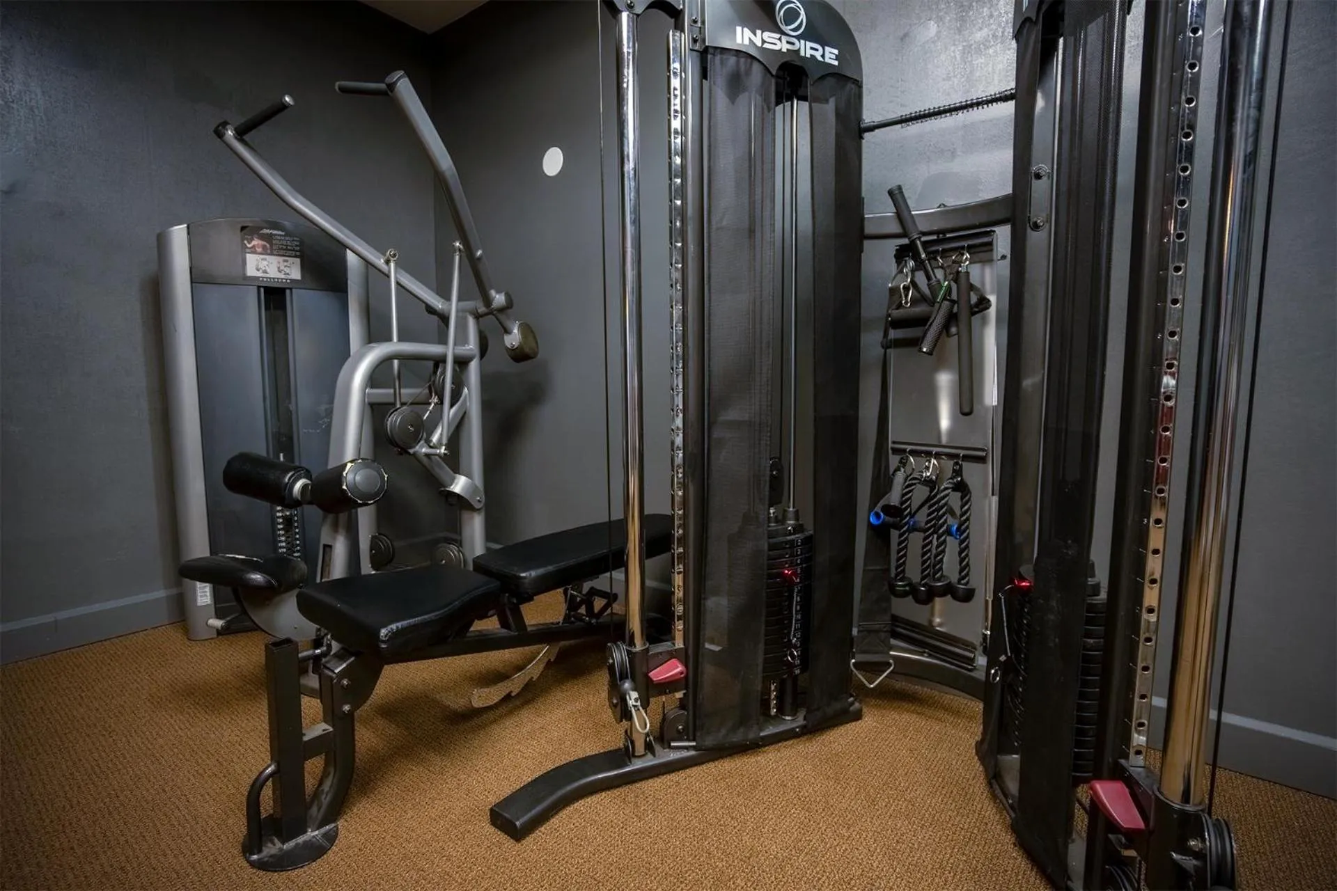 Fitness centre/facilities in Nuk's Executive Suites