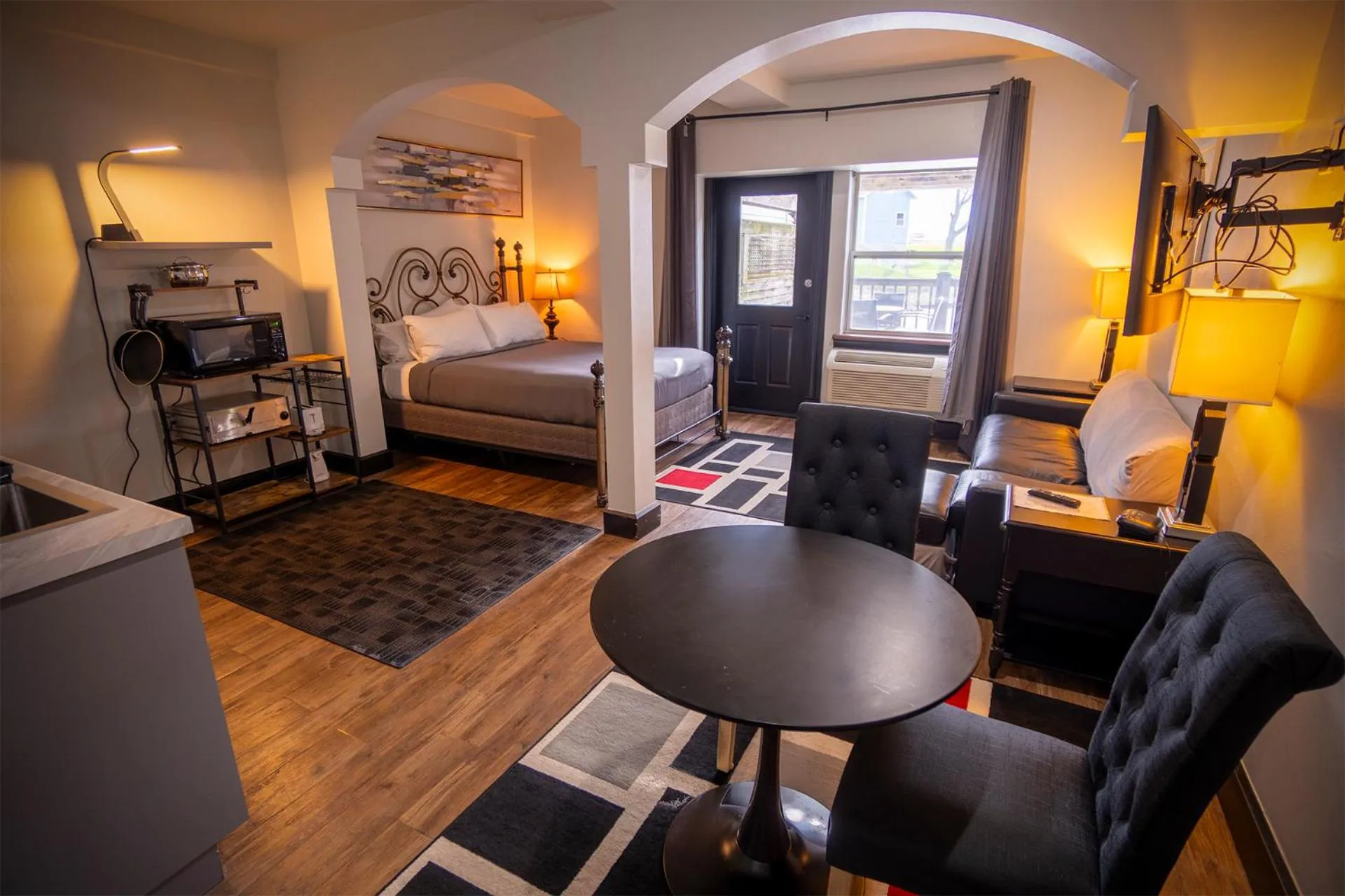 Bed in Nuk's Executive Suites