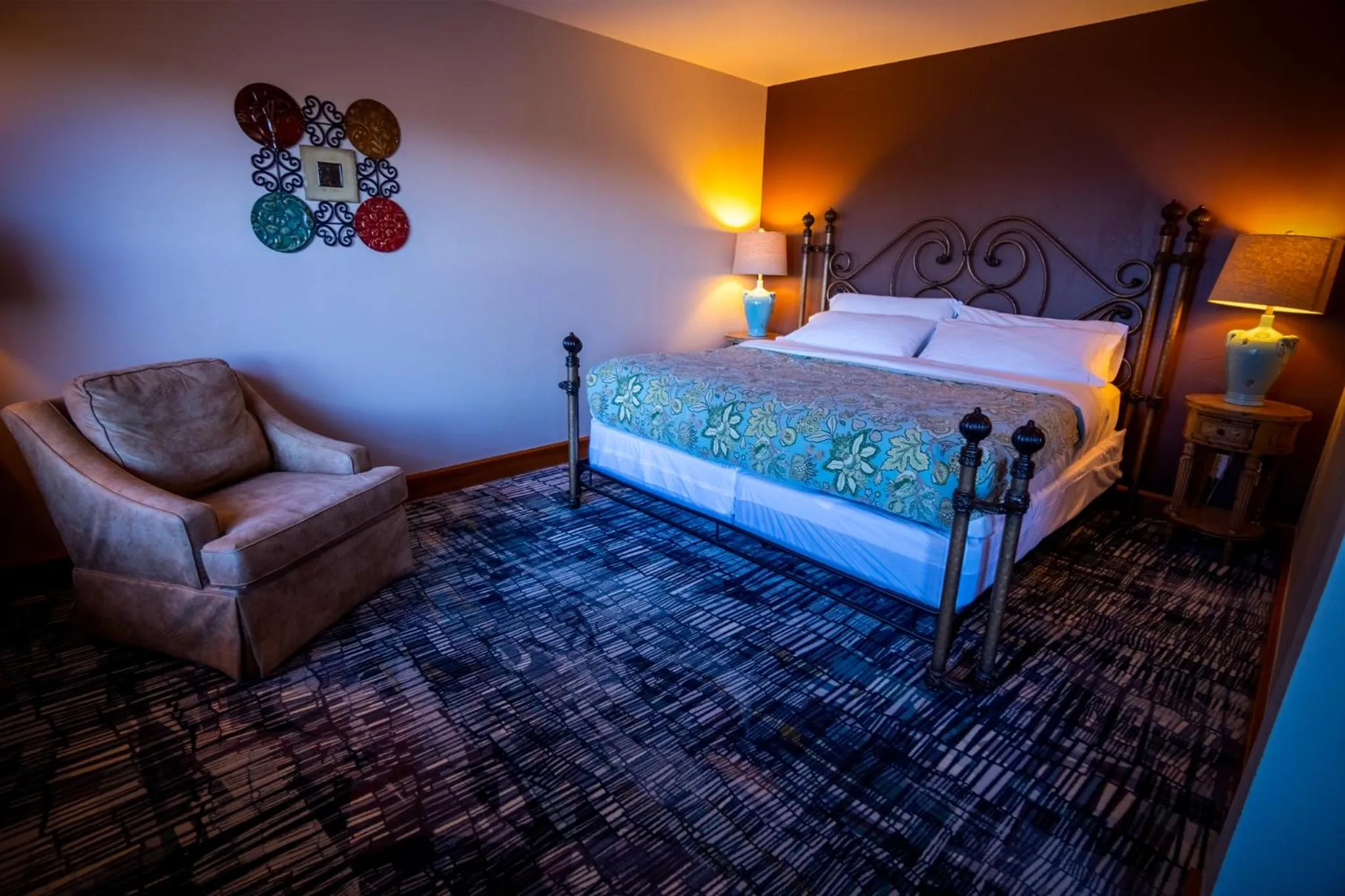 Bed in Nuk's Executive Suites