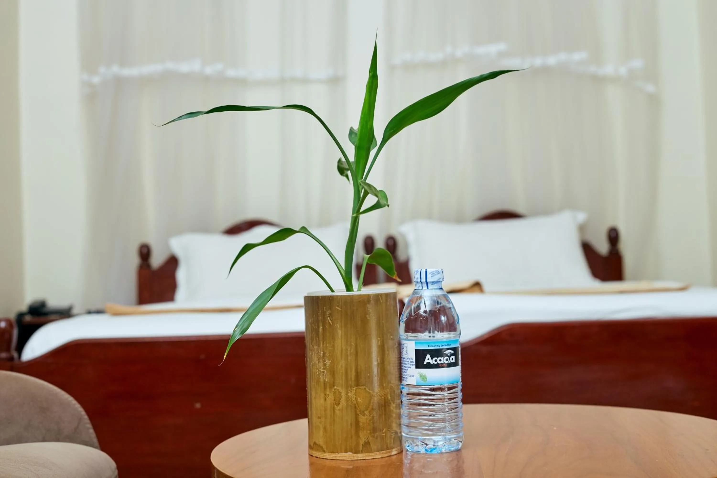 Bed in Acacia Hotel Mbarara