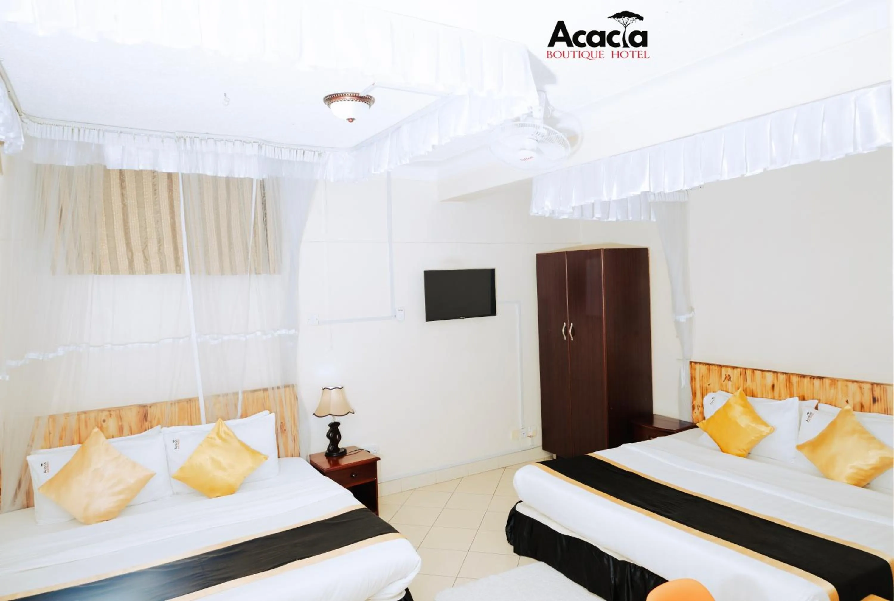 Bed in Acacia Hotel Mbarara