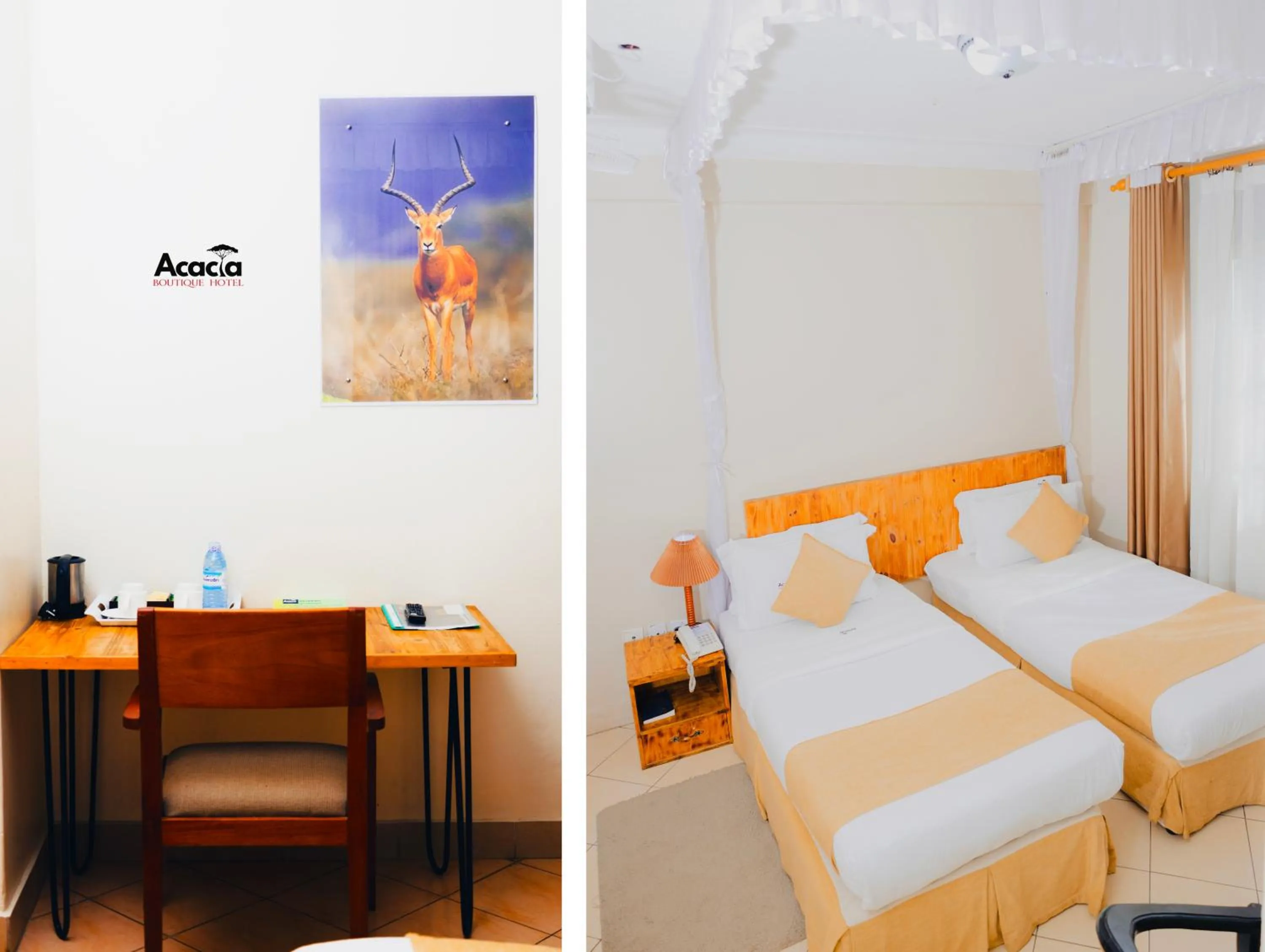 Bed in Acacia Hotel Mbarara