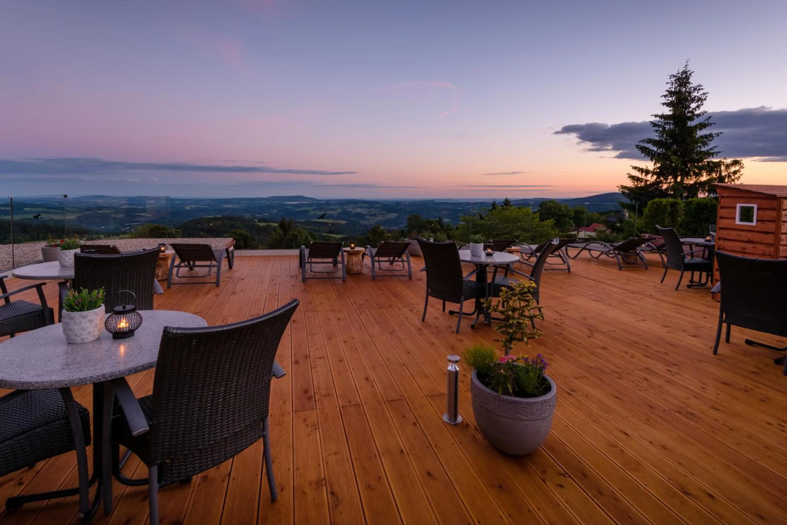 Natural landscape in Wellness hotel V Nebi