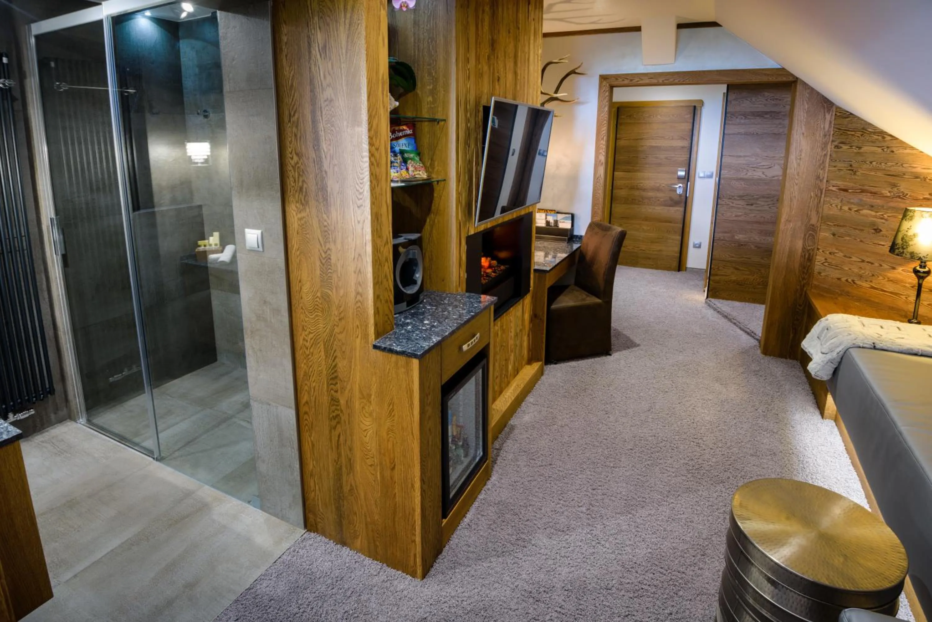 Seating area in Wellness hotel V Nebi