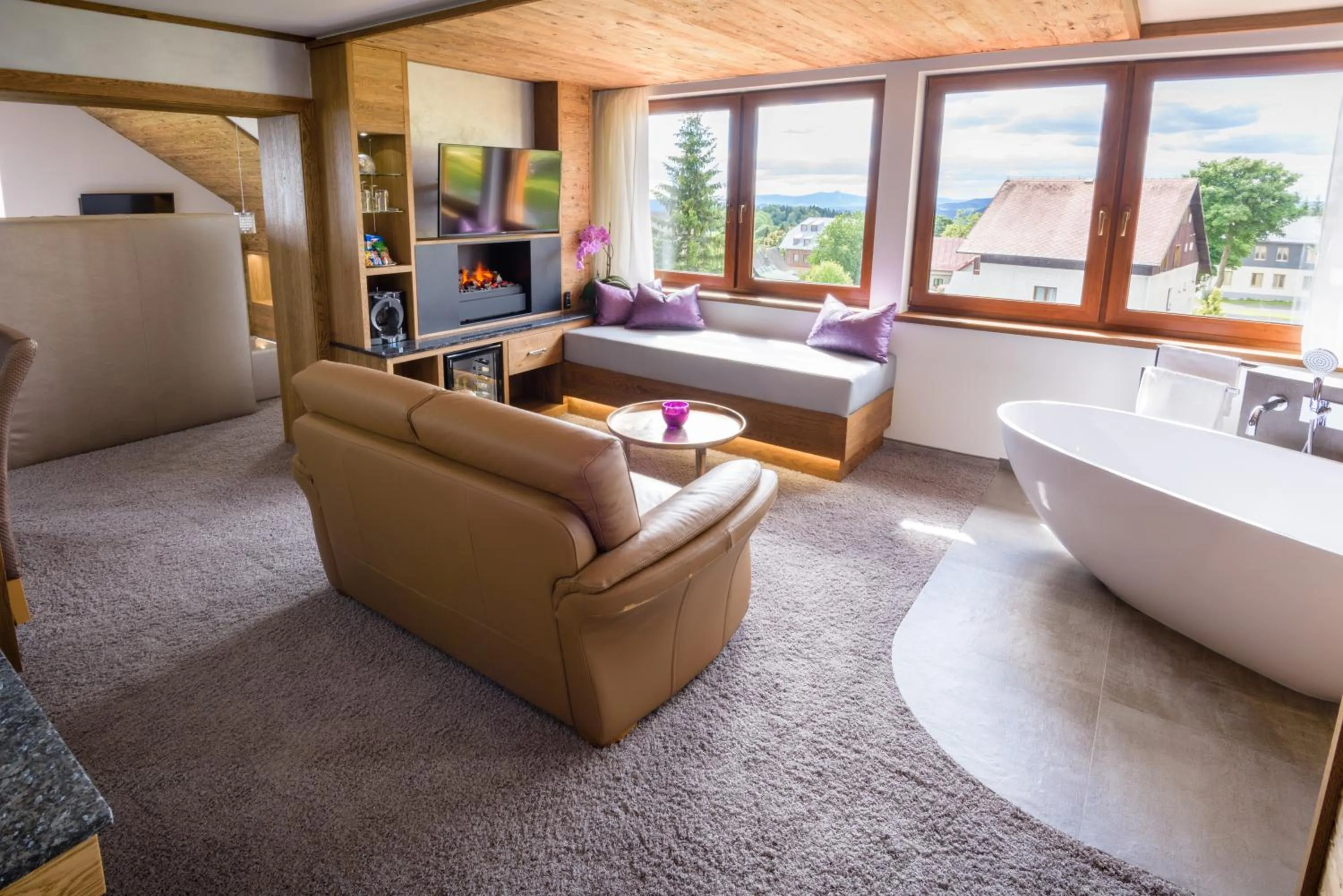 Living room in Wellness hotel V Nebi