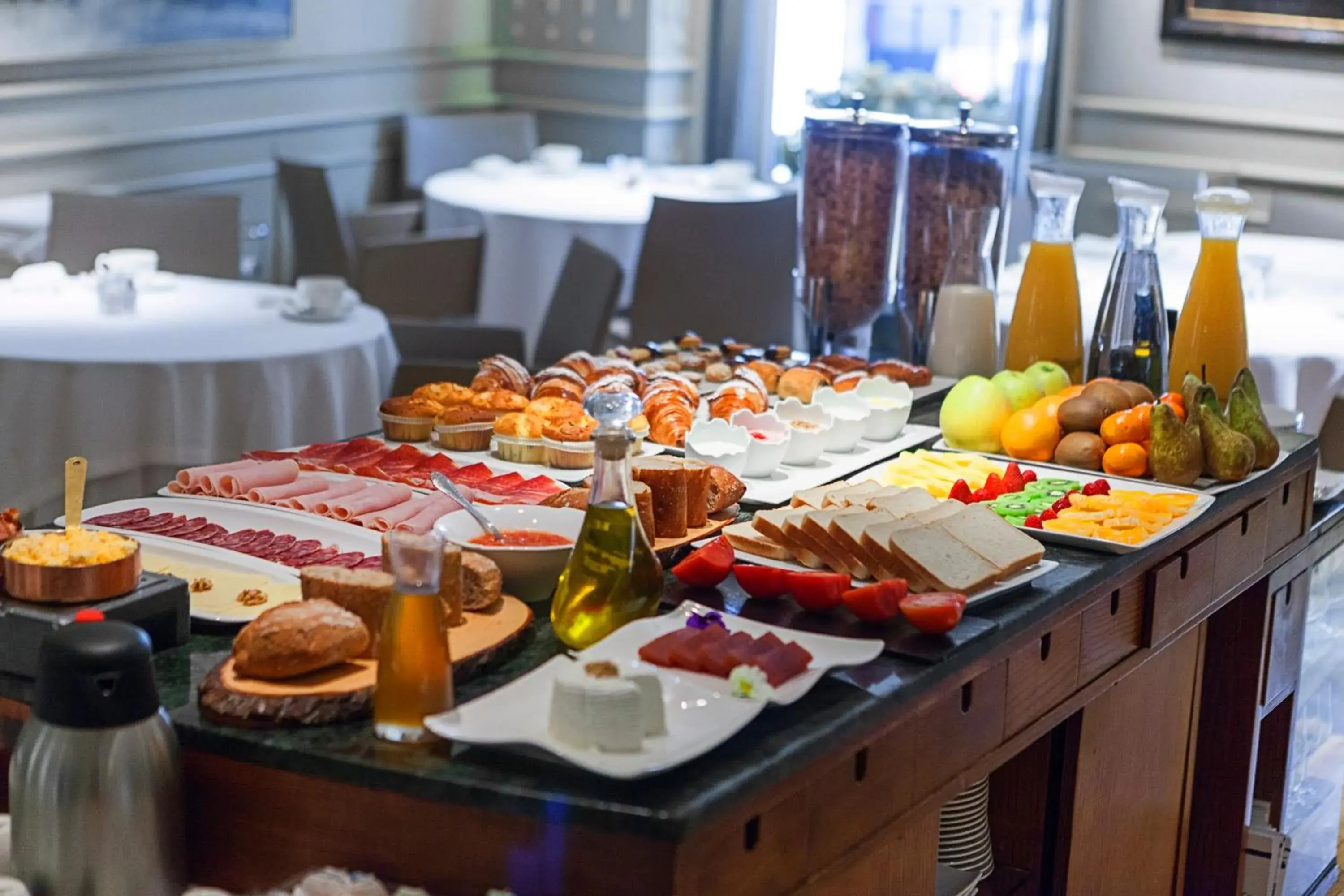 Buffet breakfast in Habitus Hotel Europa Buffet breakfast in Habitus Hotel Europa