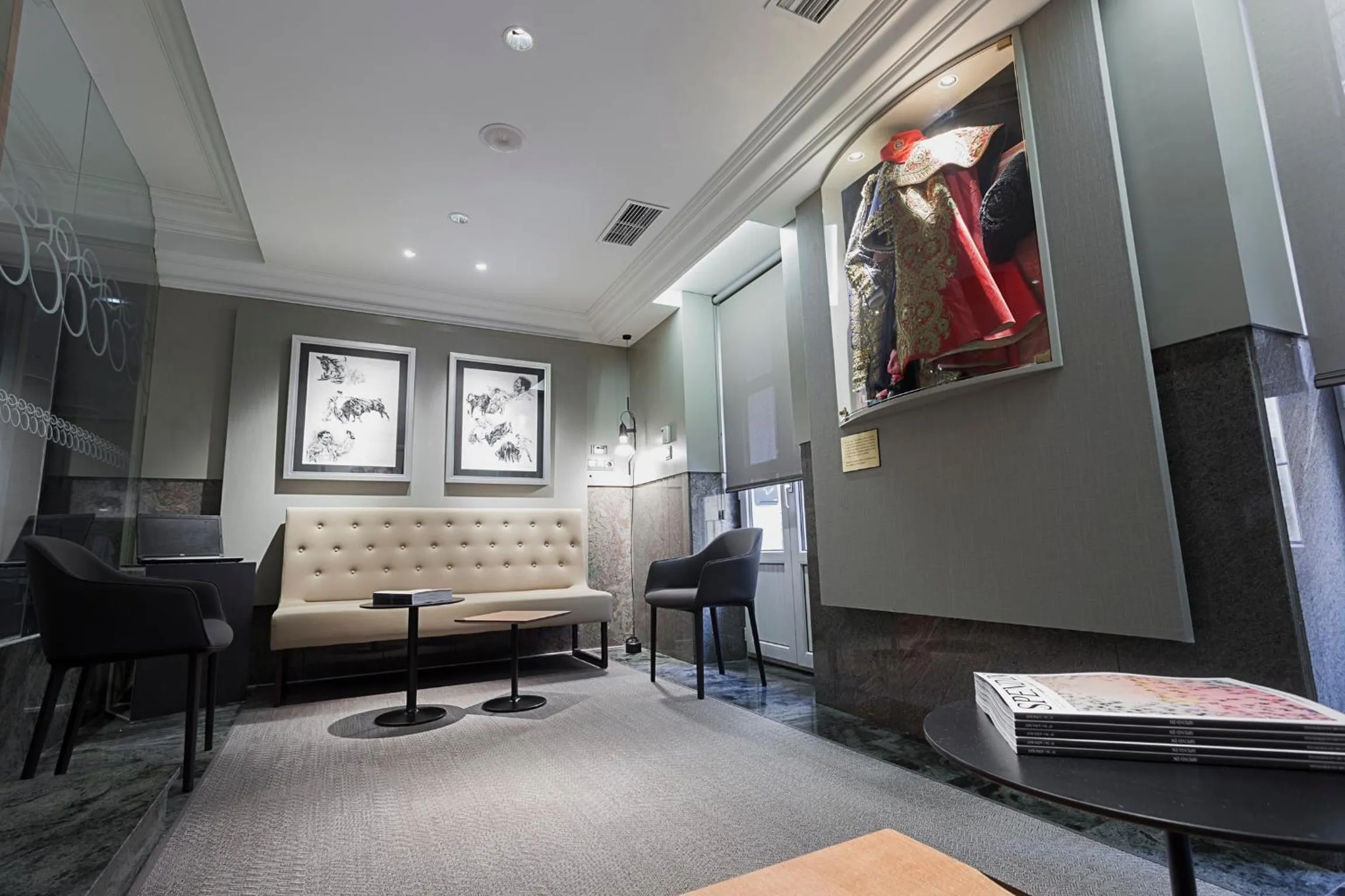 Communal lounge/ TV room in Habitus Hotel Europa