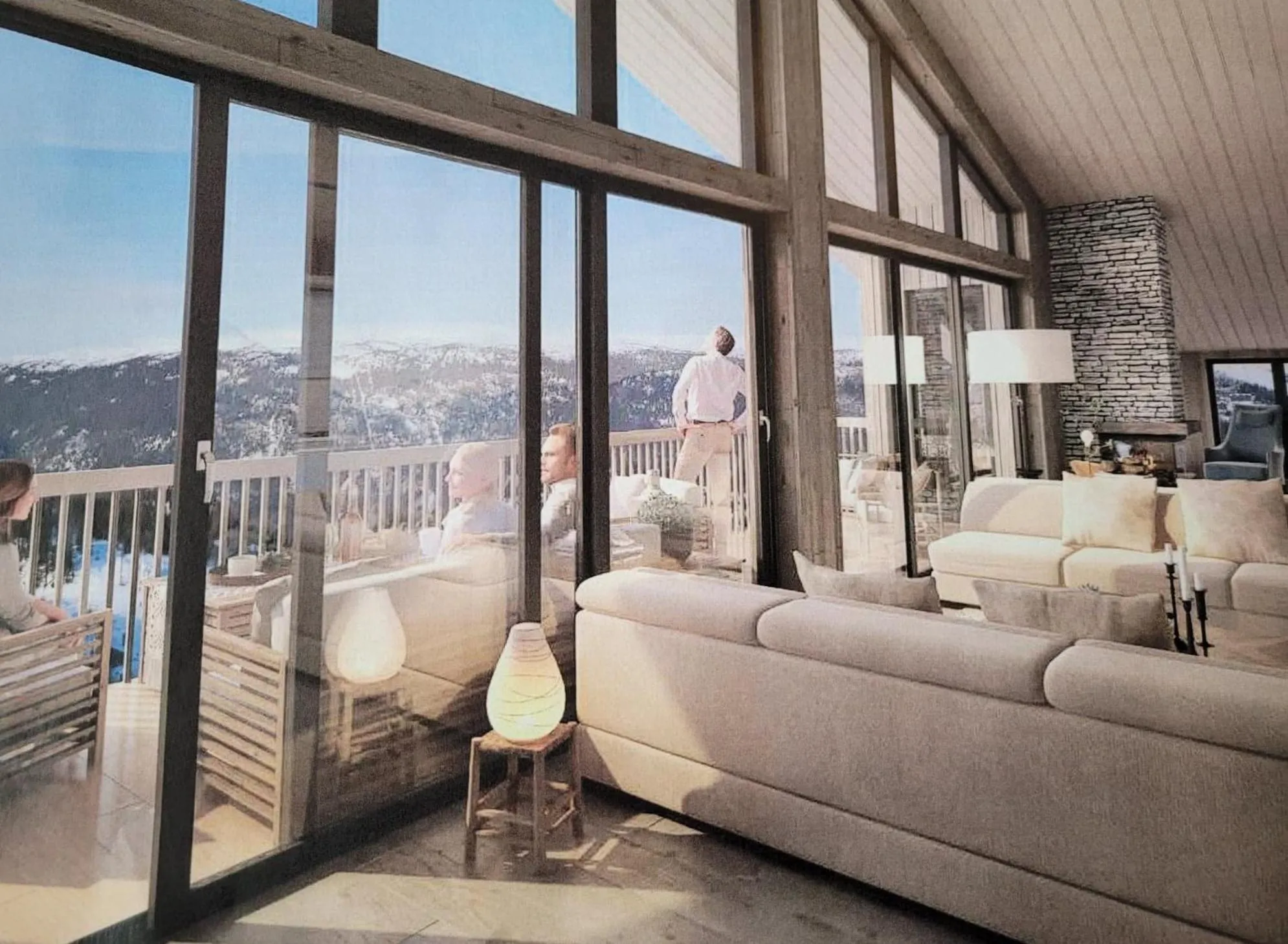 Living room in Gausta Residence