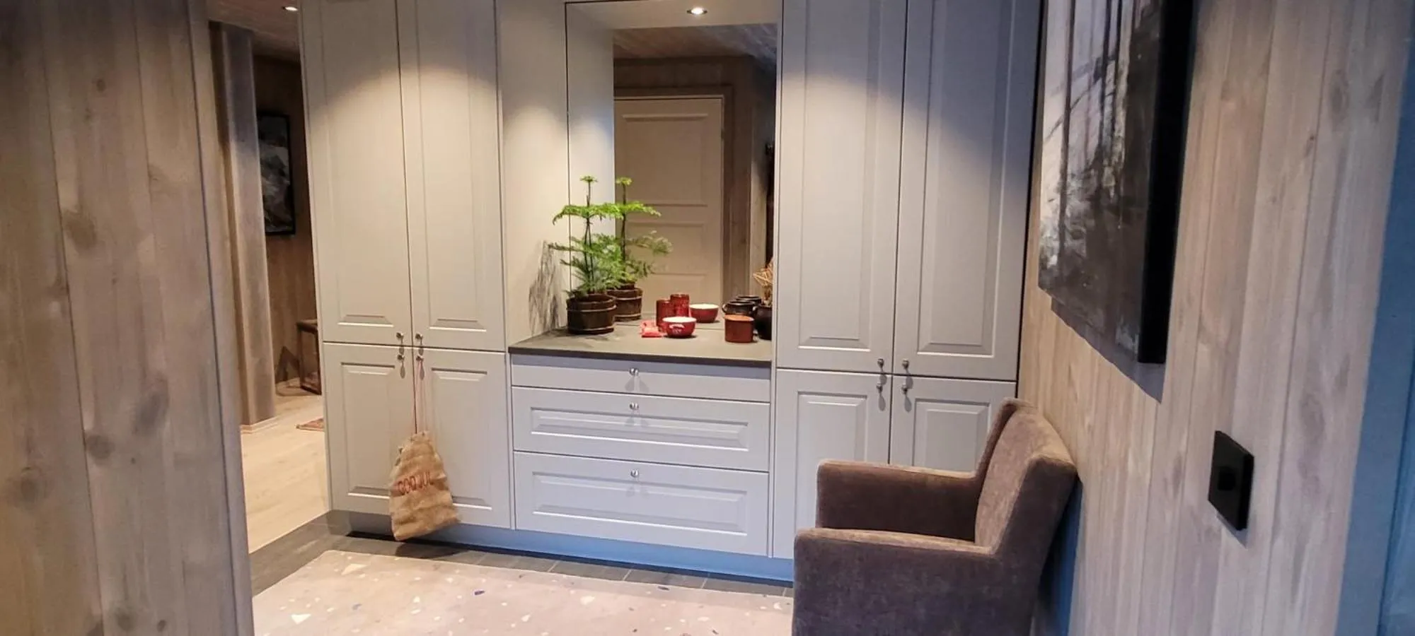 Seating area in Gausta Residence