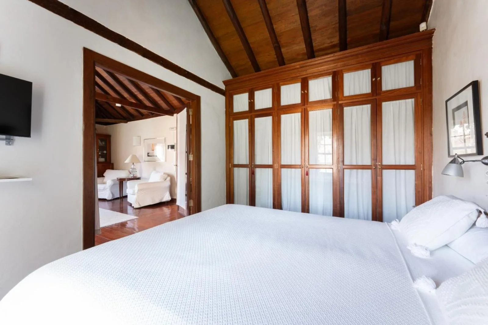 Bed in Hotel Rural Las Calas