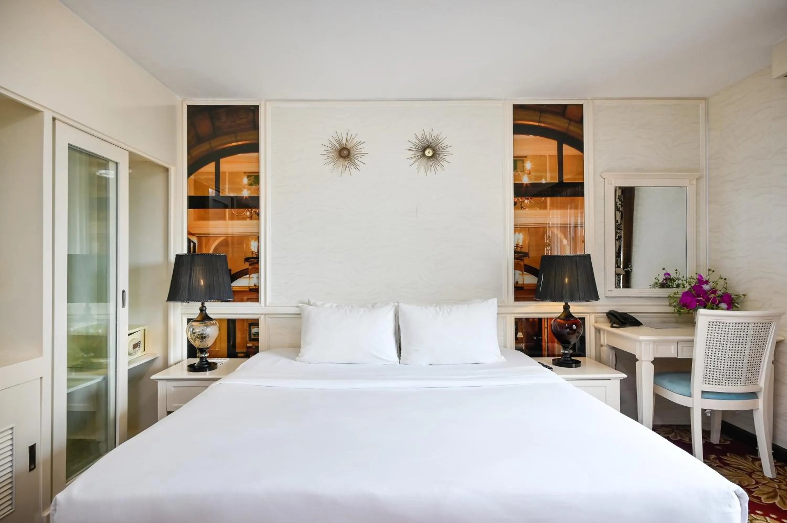 Bedroom, Bed in California Saigon Hotel & Rooftop Pool