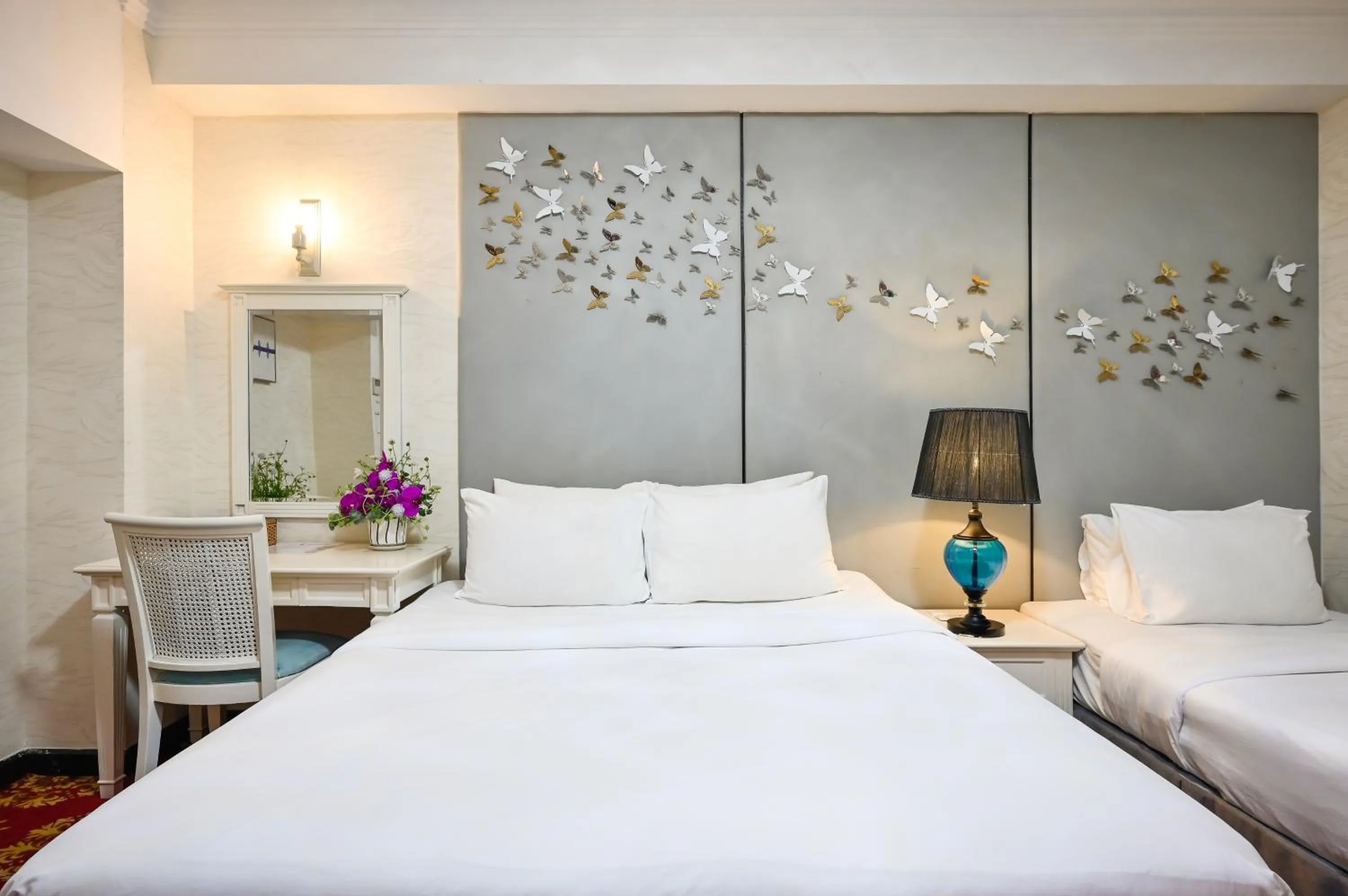 Bedroom, Bed in California Saigon Hotel & Rooftop Pool